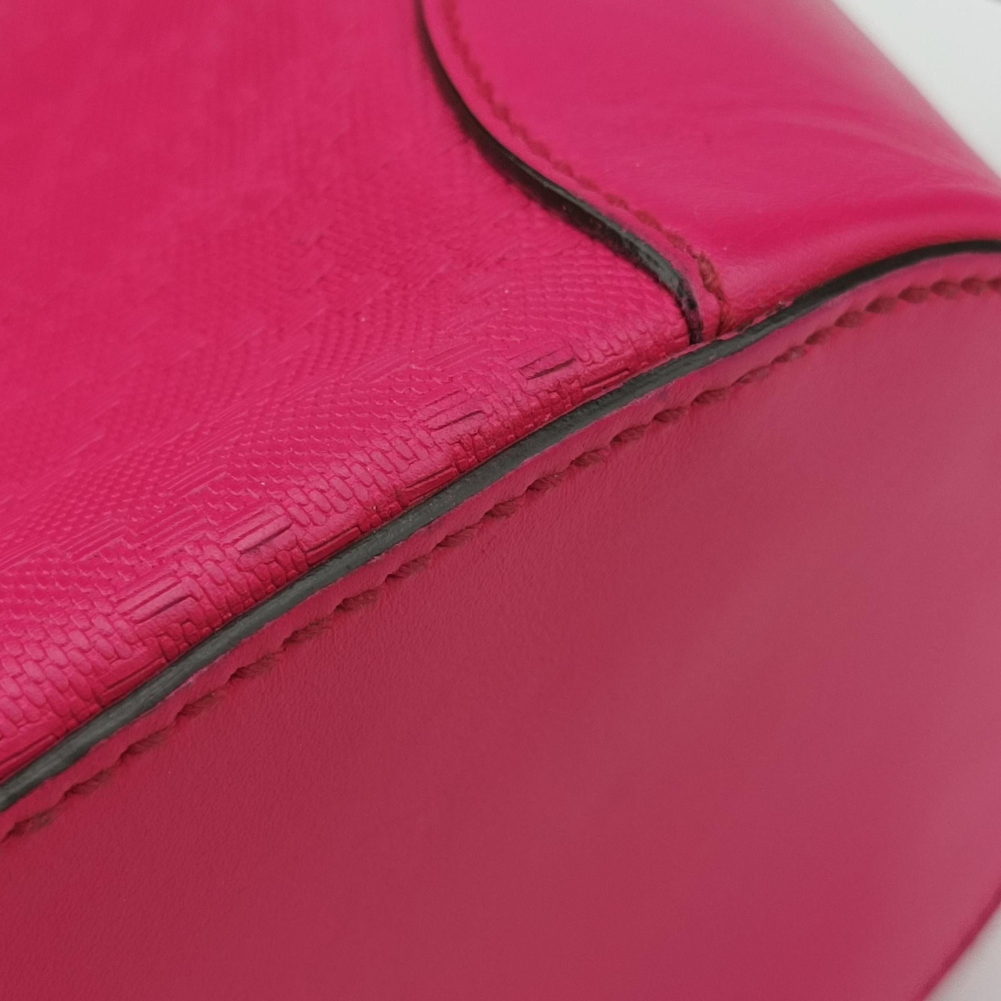 Pre-owned Gucci Bright Diamante Bucket Rose Leather 354229 shoulderbag | stylenewstar