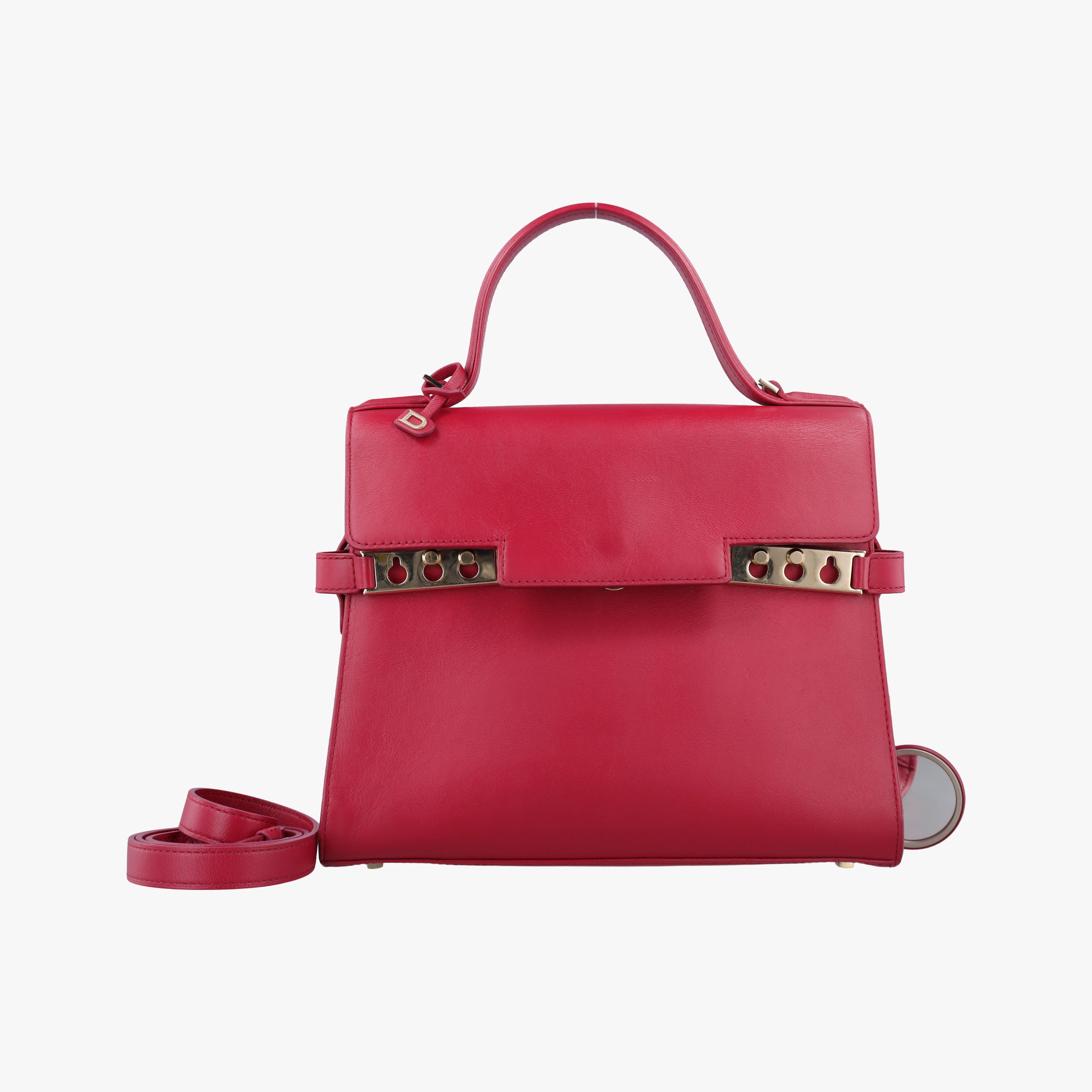 Pre-owned Delvaux Tampete Rose Leather  shoulderbag | stylenewstar