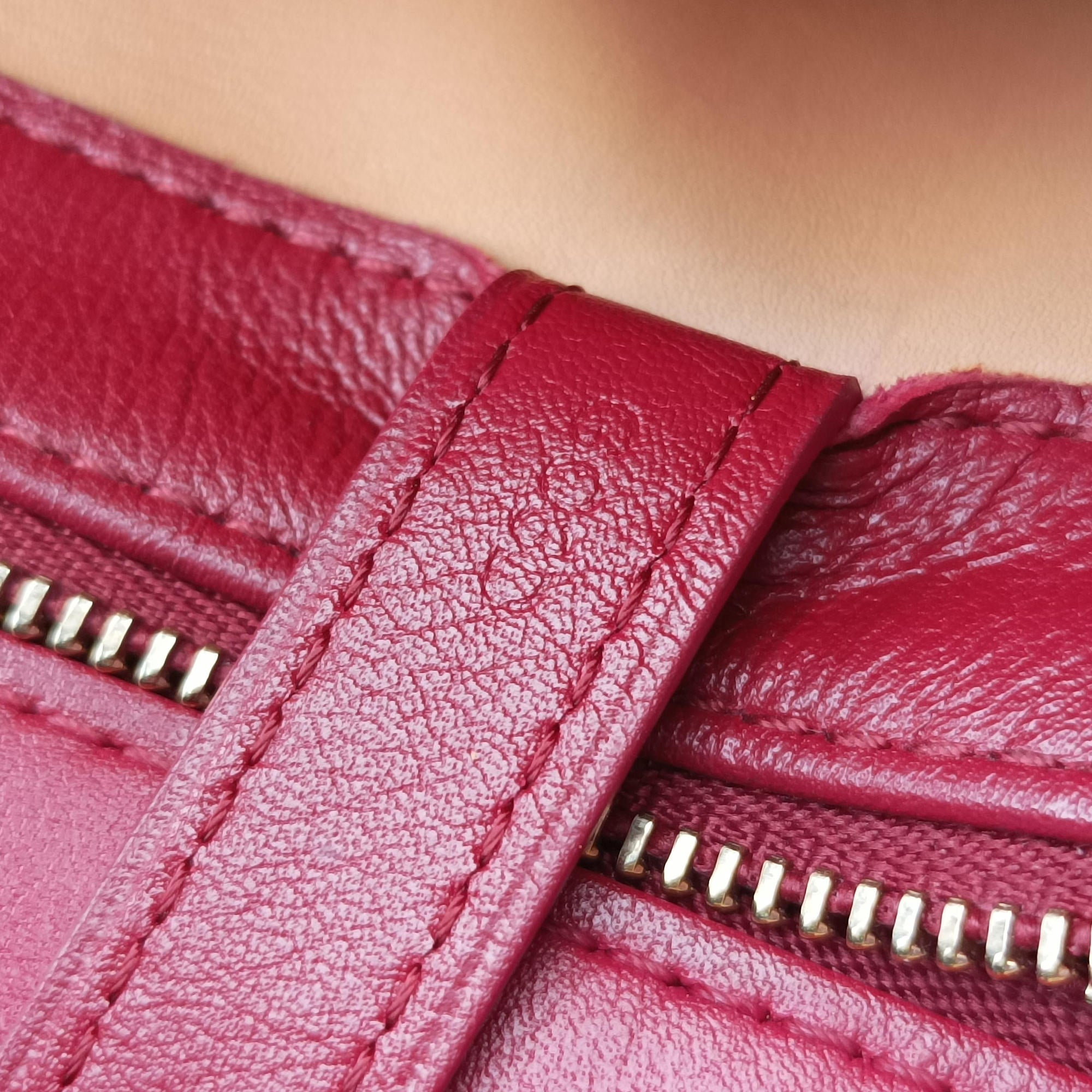 Pre-owned Delvaux Tampete Rose Leather  shoulderbag | stylenewstar