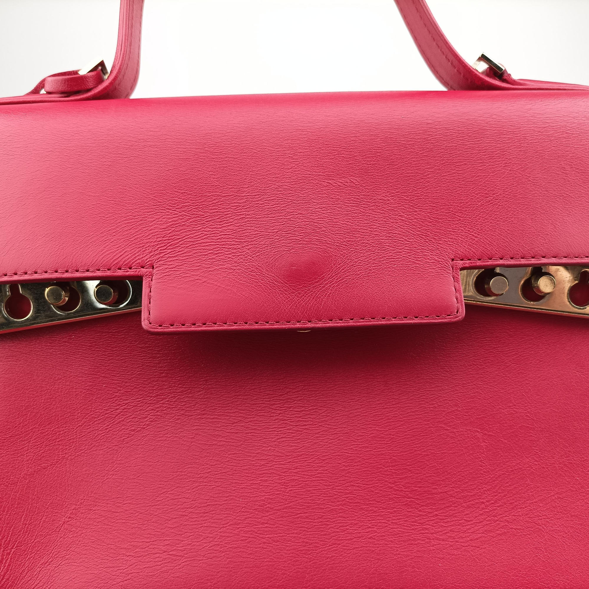 Pre-owned Delvaux Tampete Rose Leather  shoulderbag | stylenewstar