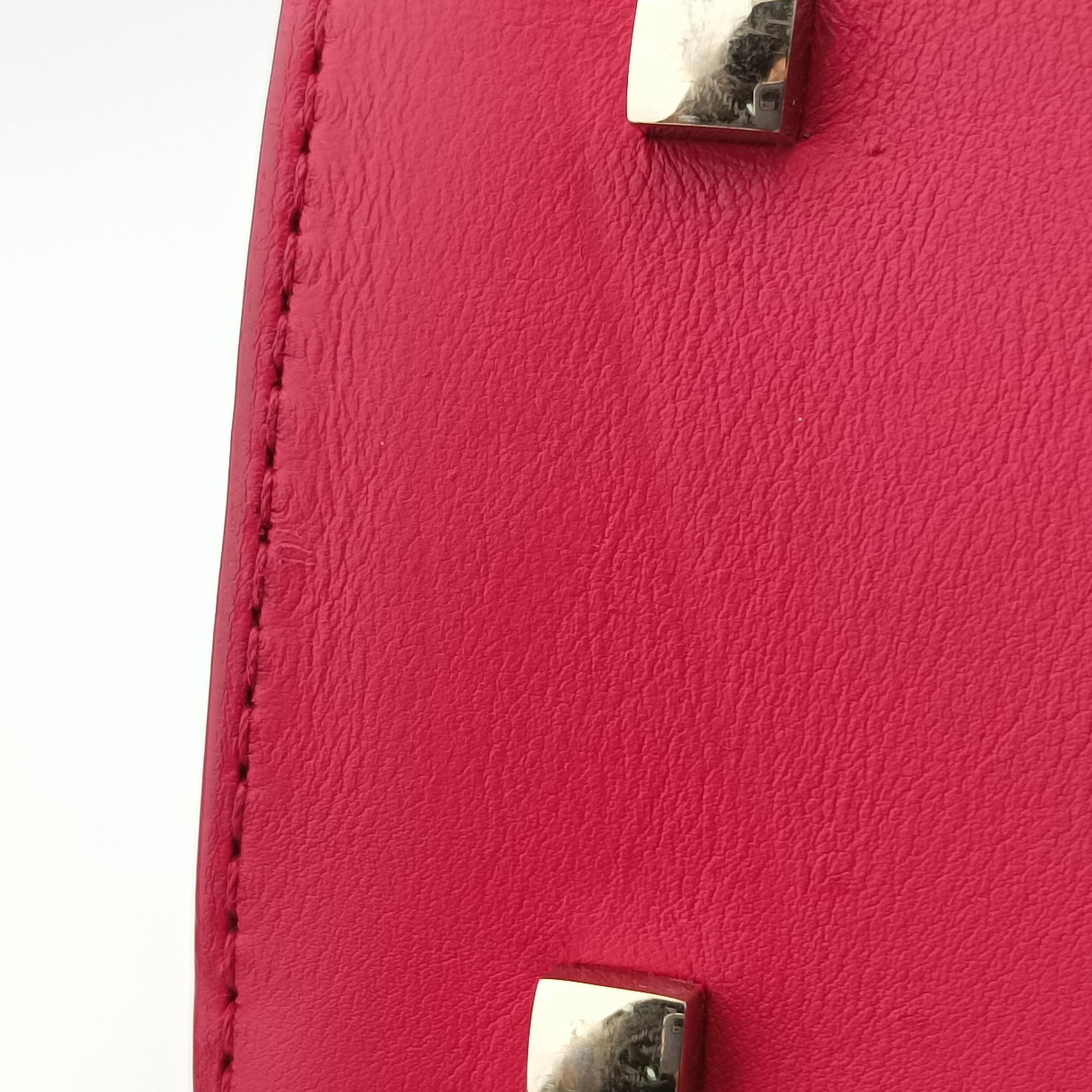 Pre-owned Delvaux Tampete Rose Leather  shoulderbag | stylenewstar