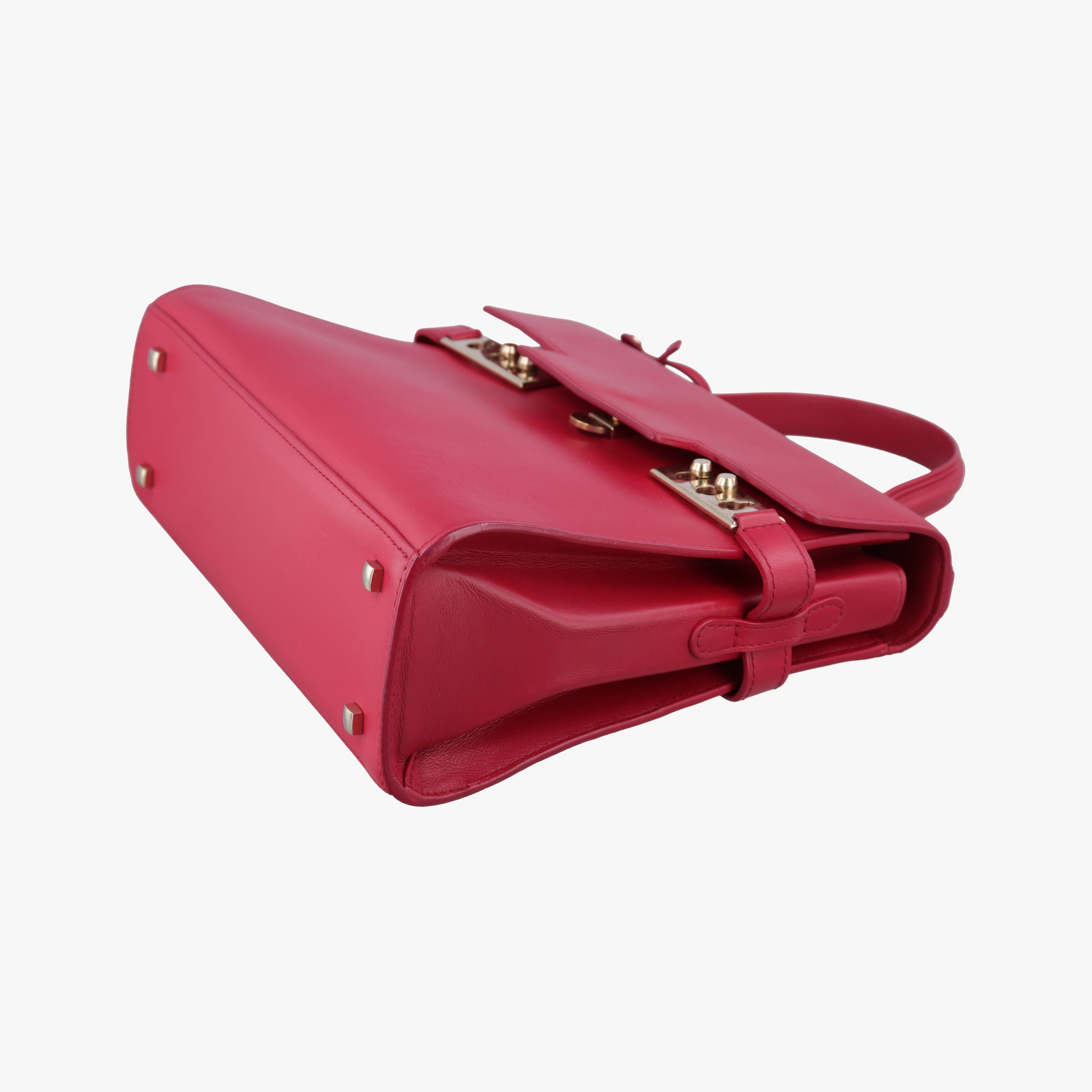 Pre-owned Delvaux Tampete Rose Leather  shoulderbag | stylenewstar