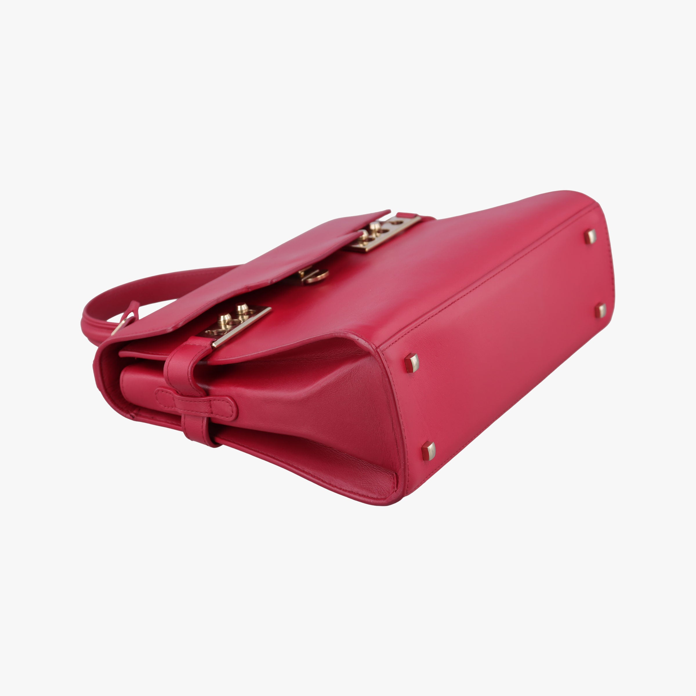 Pre-owned Delvaux Tampete Rose Leather  shoulderbag | stylenewstar