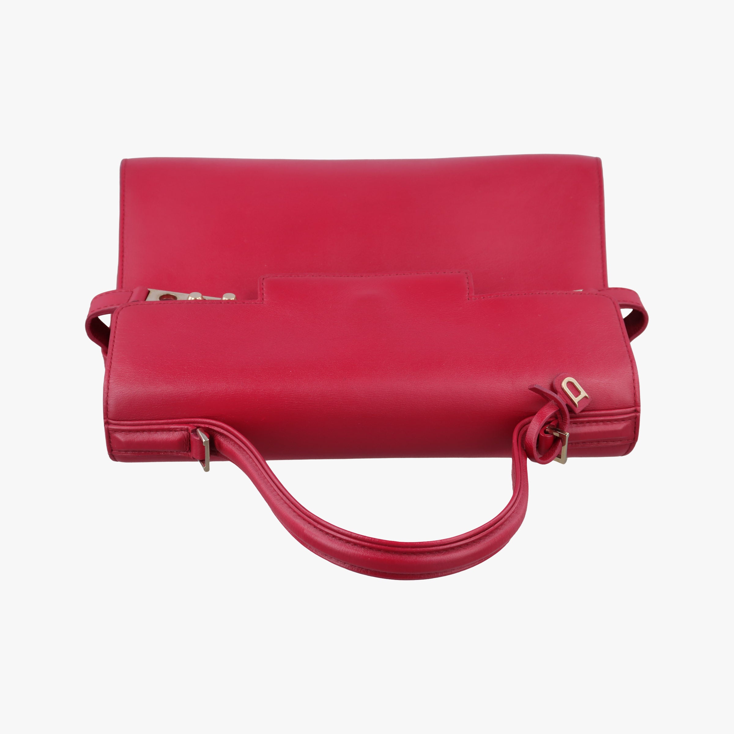Pre-owned Delvaux Tampete Rose Leather  shoulderbag | stylenewstar
