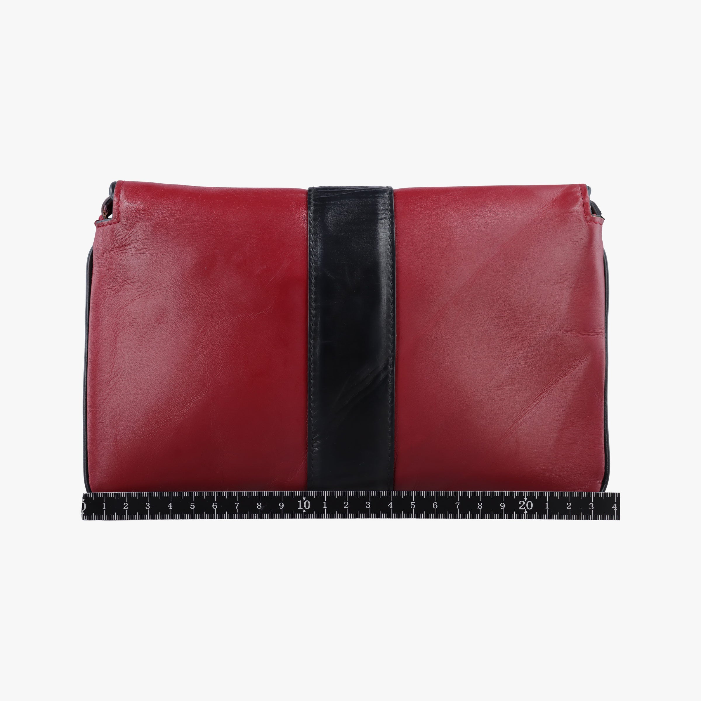 Secondhand Gucci Arli Red×Black Leather 550129 shoulderbag | stylenewstar
