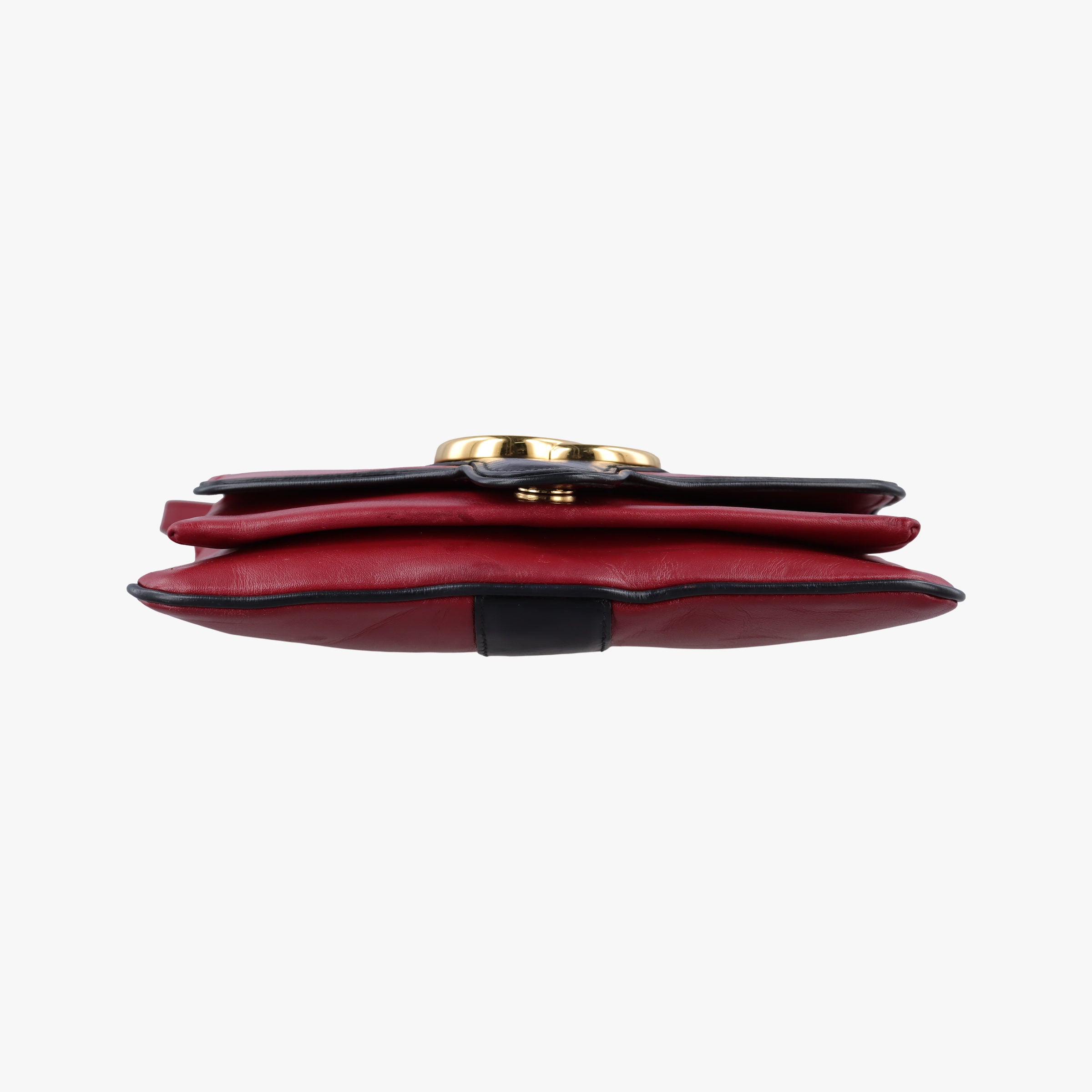 Secondhand Gucci Arli Red×Black Leather 550129 shoulderbag | stylenewstar