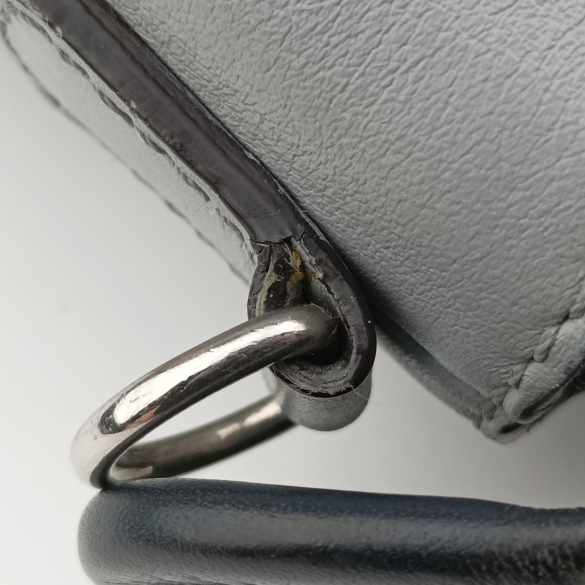 Secondhand Fendi By the Way Grey × Blue × Red leather 8BL135 shoulderbag | stylenewstar