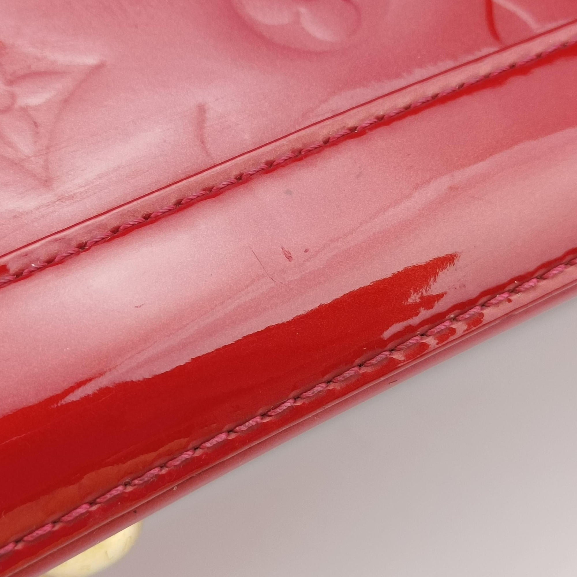Pre-owned Louis Vuitton Alma PM pomme d'amour Vernis M90096 handbag | stylenewstar