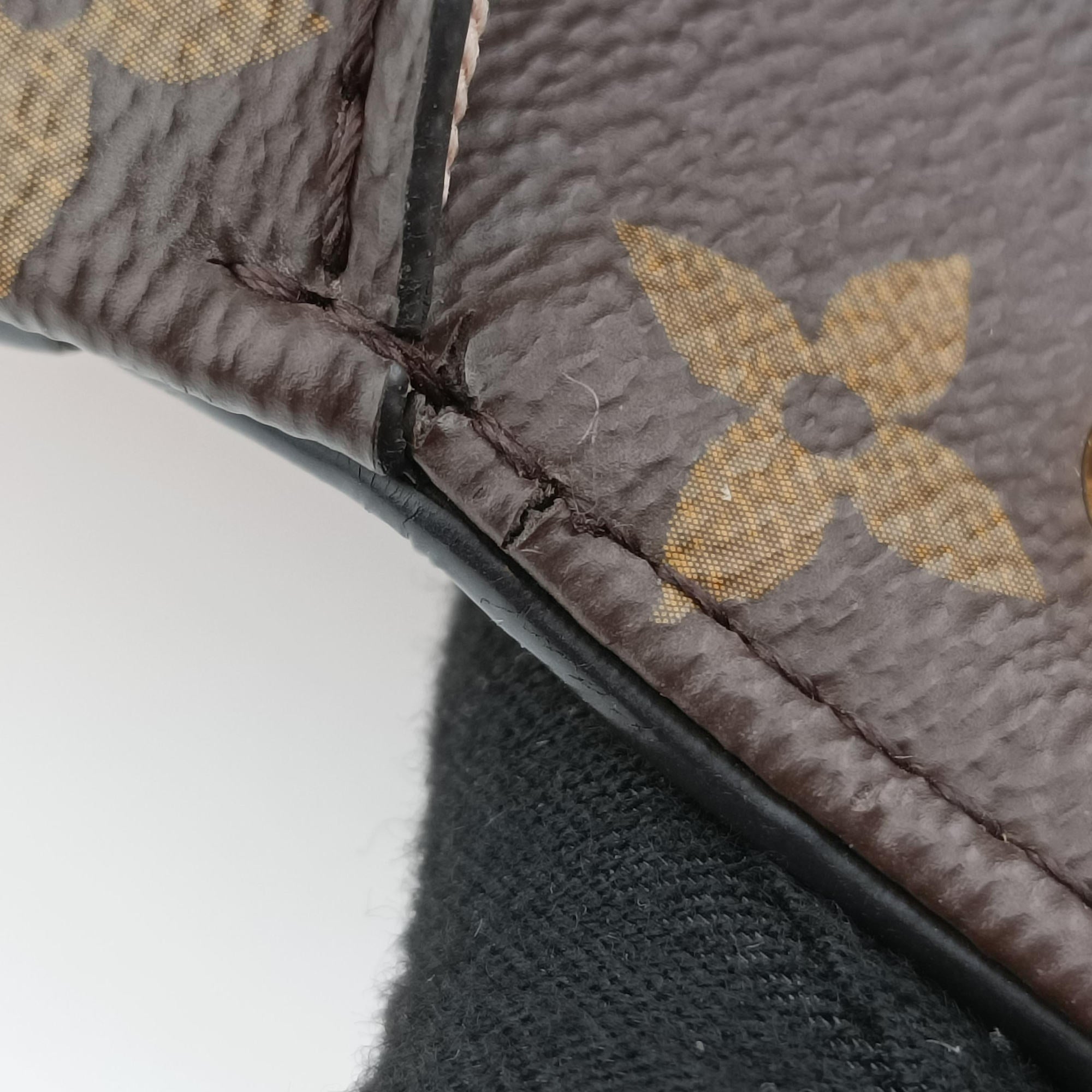 Pre-owned Louis Vuitton Cherry Wood BB Rose Ballerine PVC coated canvas×Vernis M51952 shoulderbag | stylenewstar