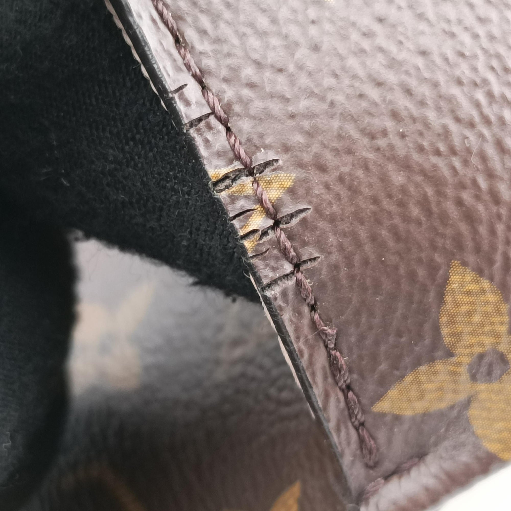 Pre-owned Louis Vuitton Cherry Wood BB Rose Ballerine PVC coated canvas×Vernis M51952 shoulderbag | stylenewstar
