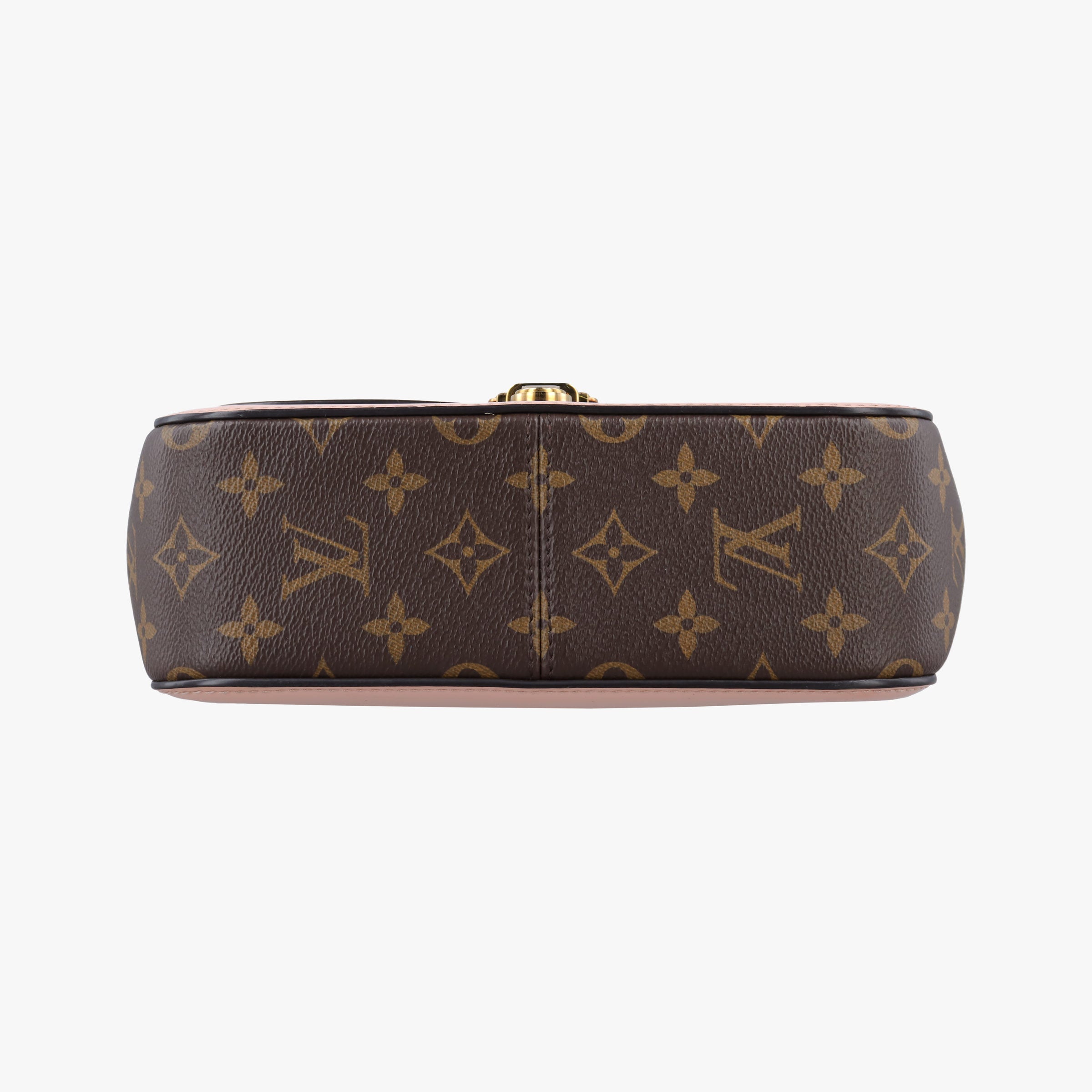 Pre-owned Louis Vuitton Cherry Wood BB Rose Ballerine PVC coated canvas×Vernis M51952 shoulderbag | stylenewstar