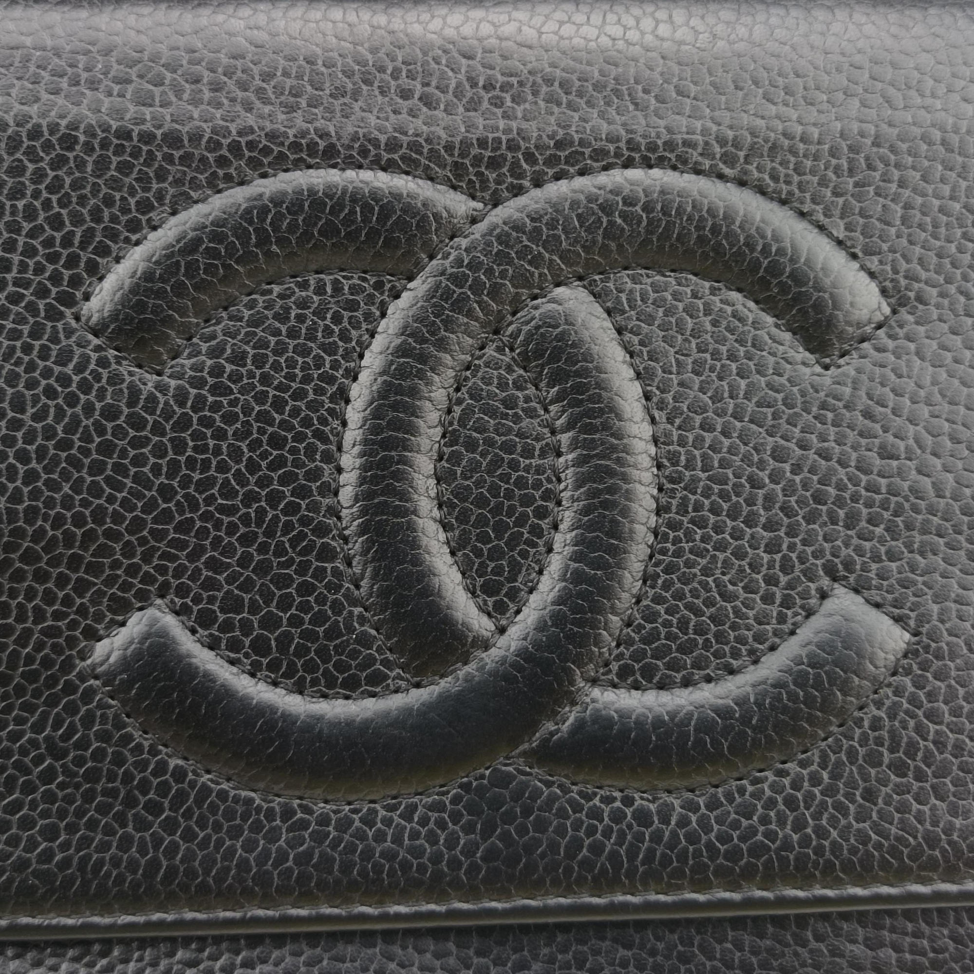 Pre-owned Chanel Coco Mark Matrasse Timeless Black Leather A48654 shoulderbag | stylenewstar