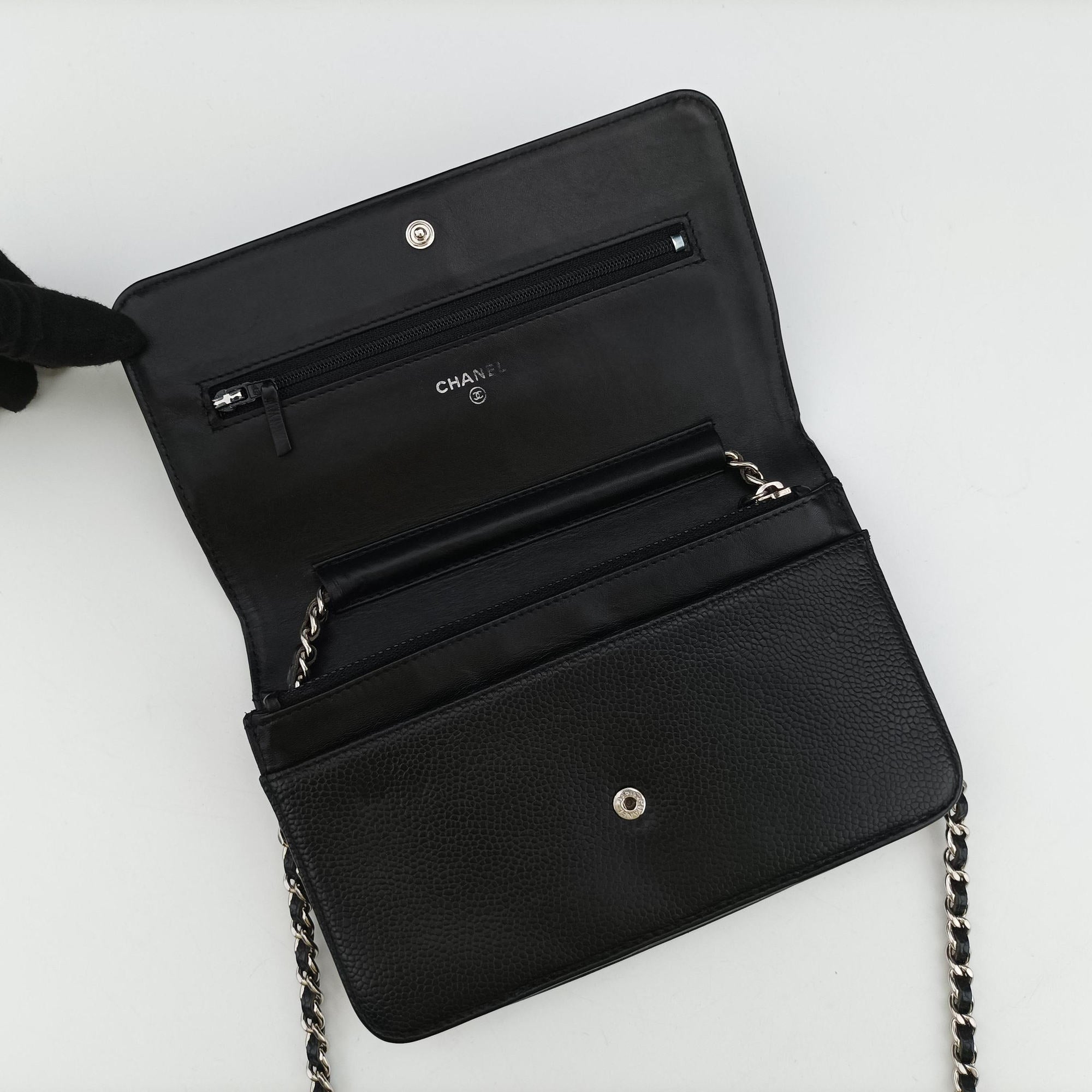 Pre-owned Chanel Coco Mark Matrasse Timeless Black Leather A48654 shoulderbag | stylenewstar