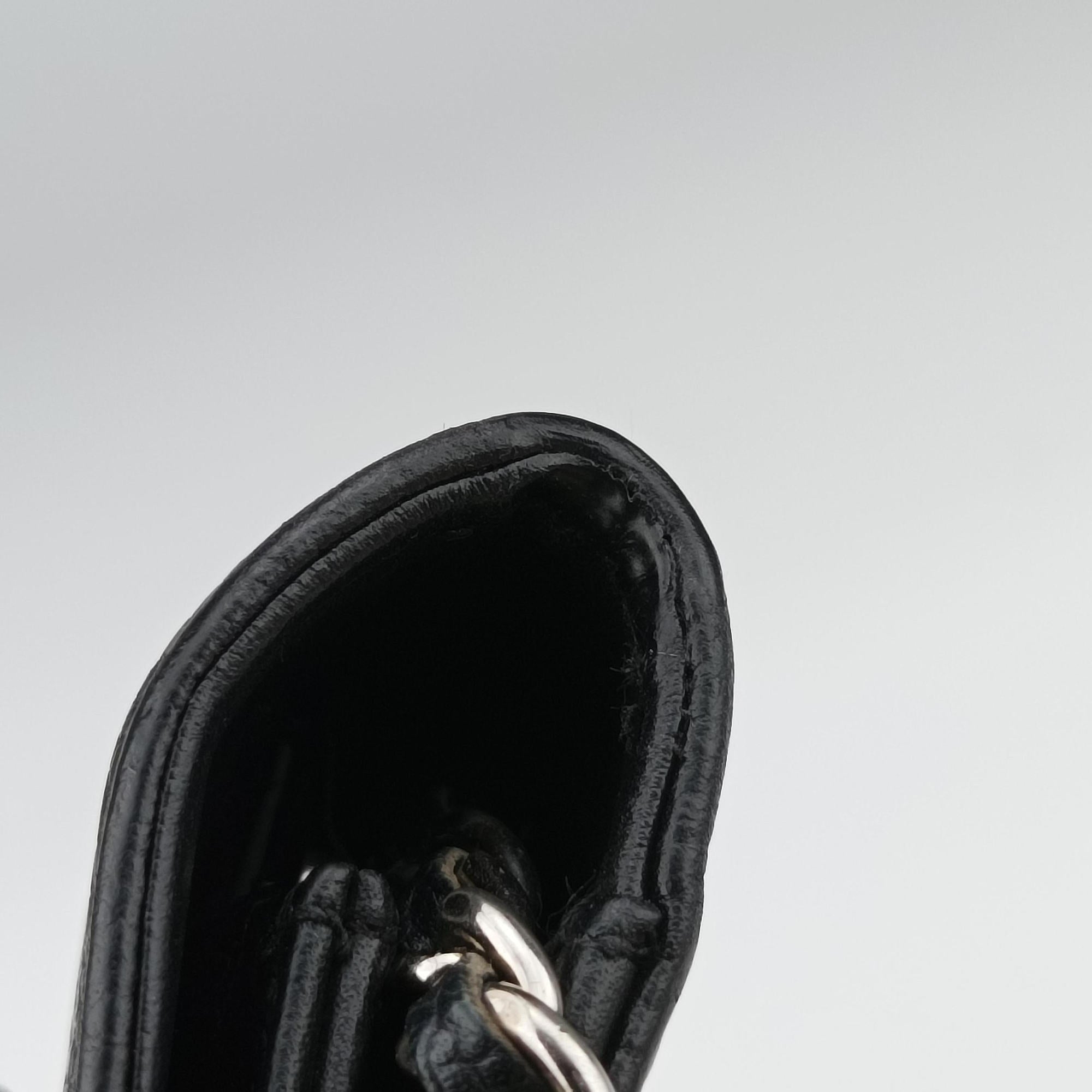 Pre-owned Chanel Coco Mark Matrasse Timeless Black Leather A48654 shoulderbag | stylenewstar