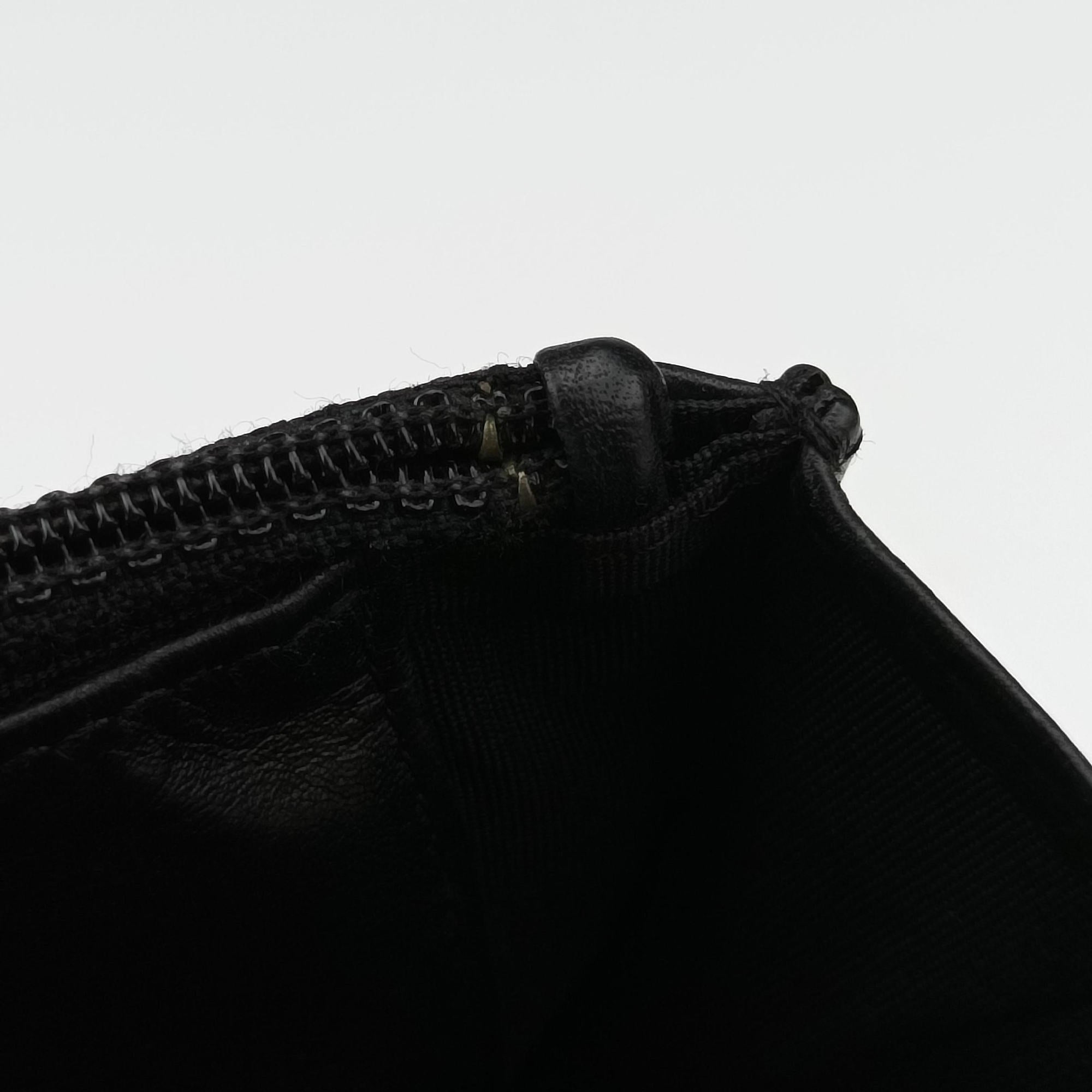 Pre-owned Chanel Coco Mark Matrasse Timeless Black Leather A48654 shoulderbag | stylenewstar