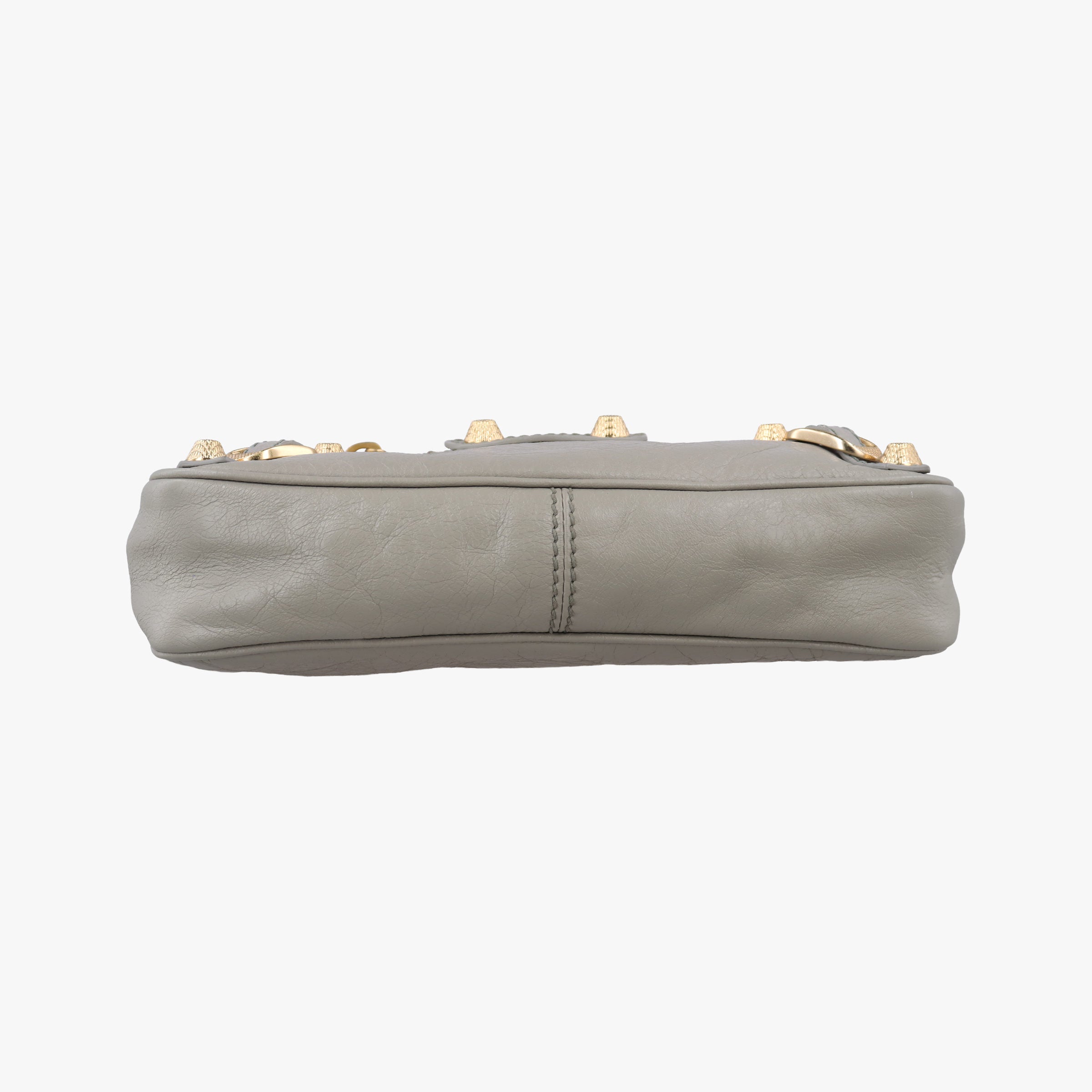 Pre-owned Balenciaga Motocross Giant Classic Hip Grey lambskin  shoulderbag | stylenewstar