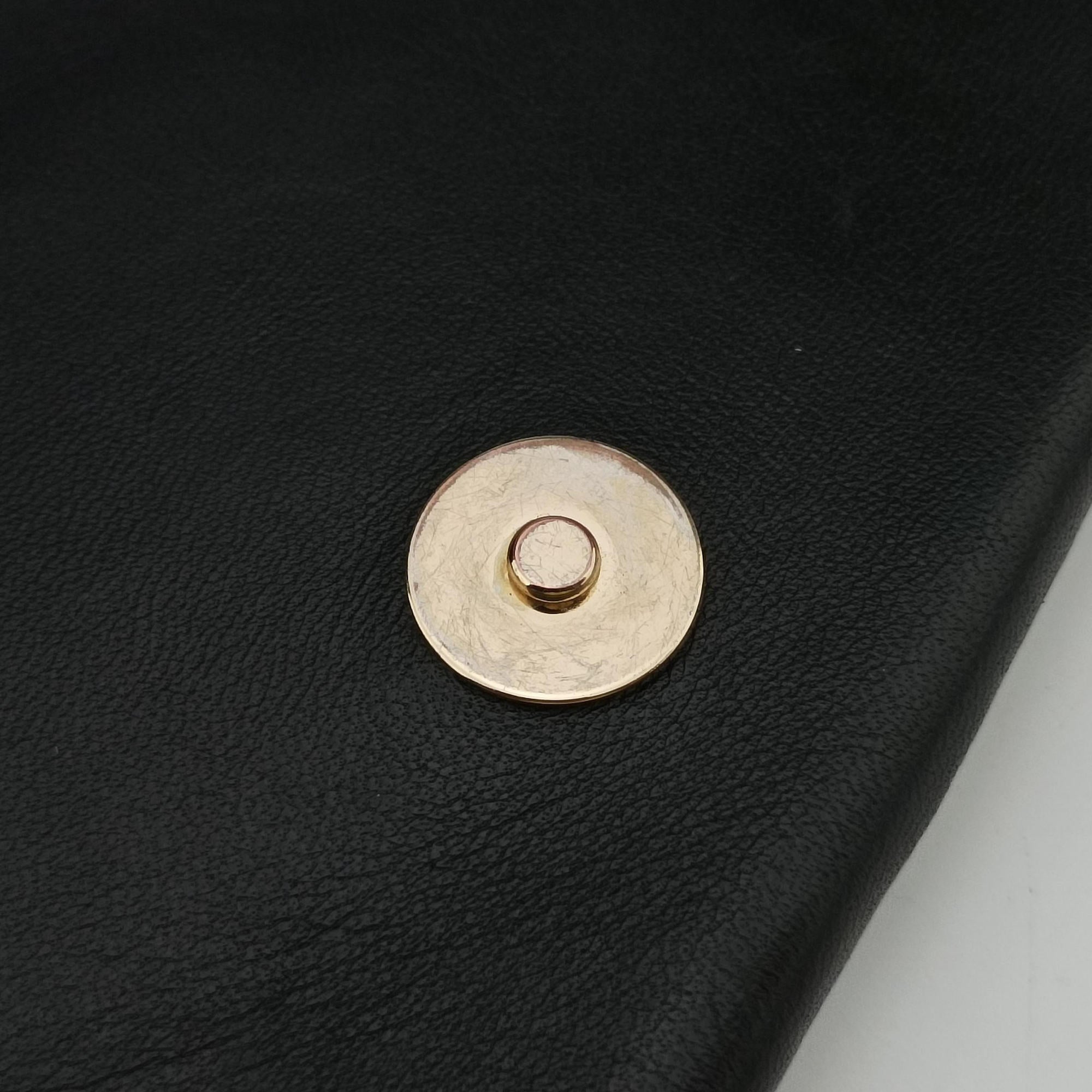 Pre-owned VERSACE Vanitas Medusa Black leather  shoulderbag | stylenewstar