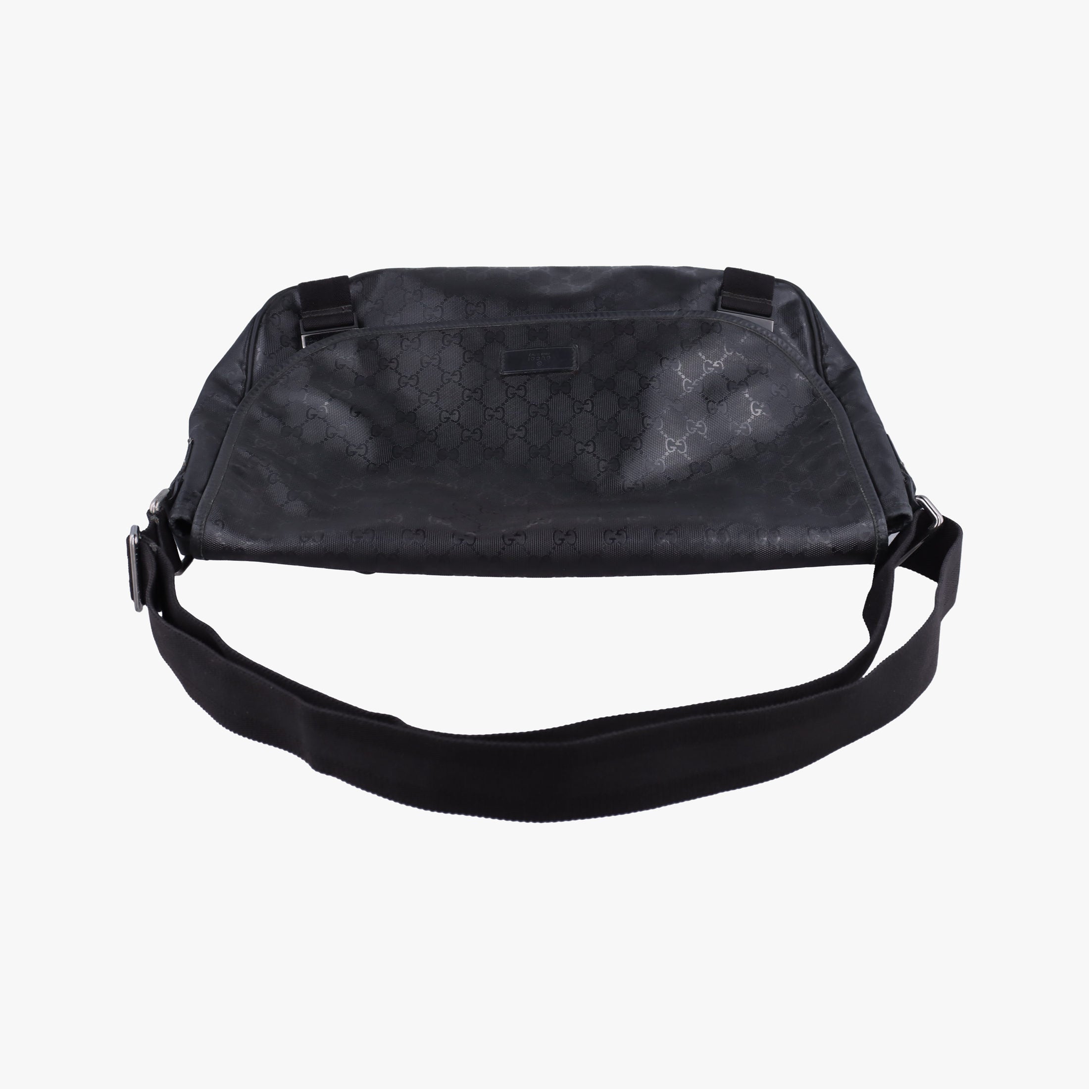Pre-owned Gucci GG Imprime Messenger Black PVC coated canvas 201725 shoulderbag | stylenewstar