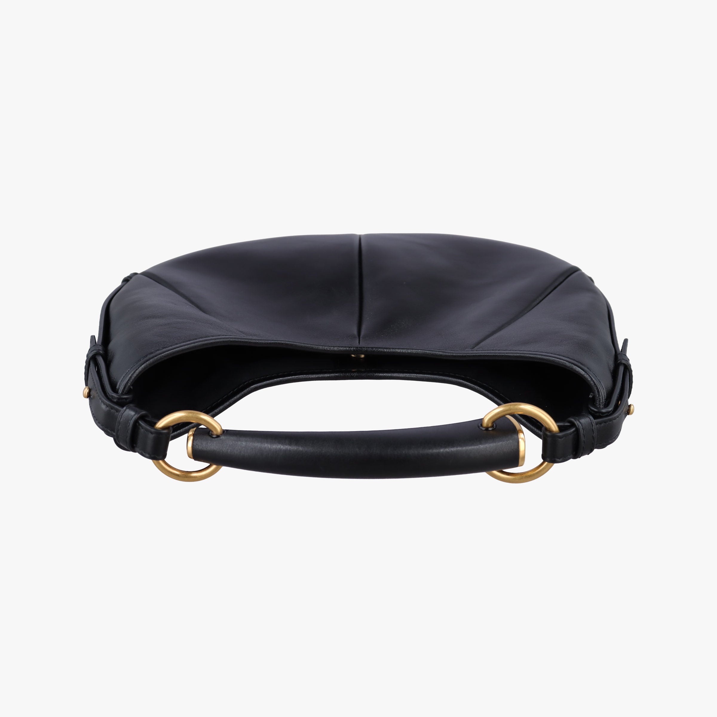 Pre-owned Yves Saint Laurent Mombasa Black Leather 848818 handbag | stylenewstar