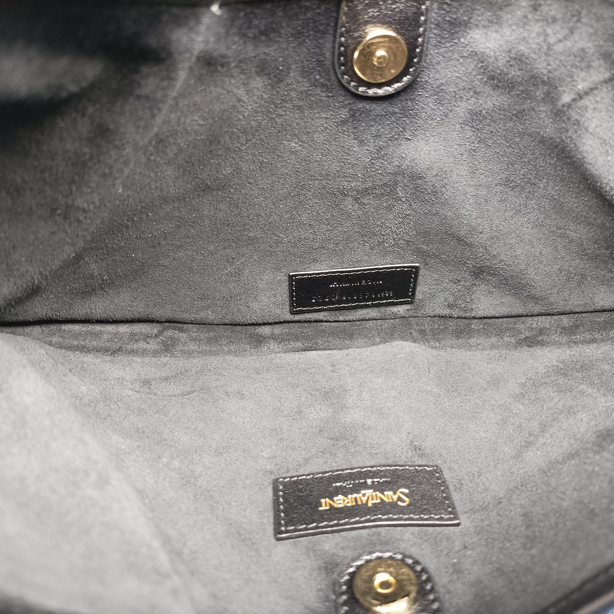 Pre-owned Yves Saint Laurent Mombasa Black Leather 848818 handbag | stylenewstar