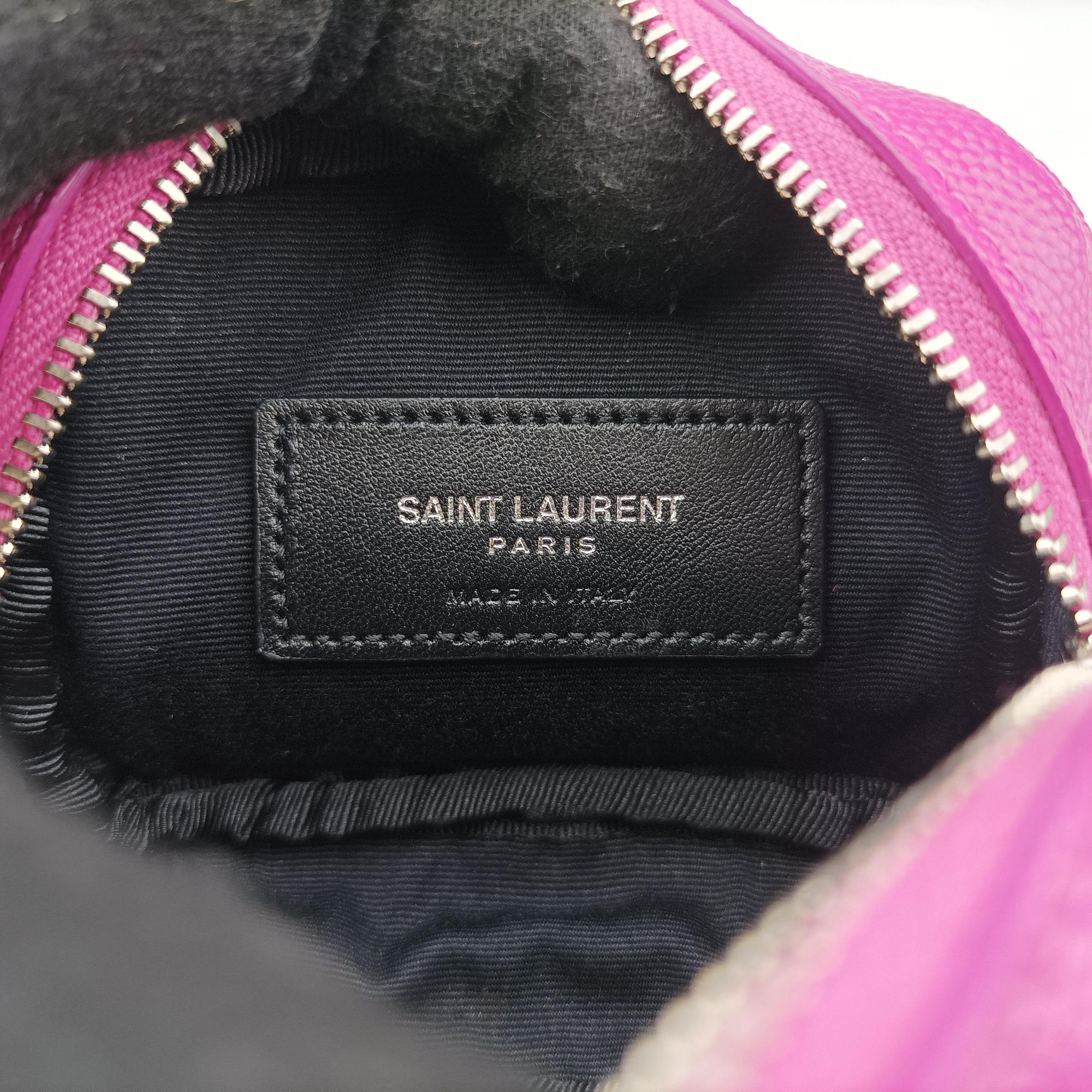 Pre-owned Yves Saint Laurent baby lou Rose Leather 635088 shoulderbag | stylenewstar