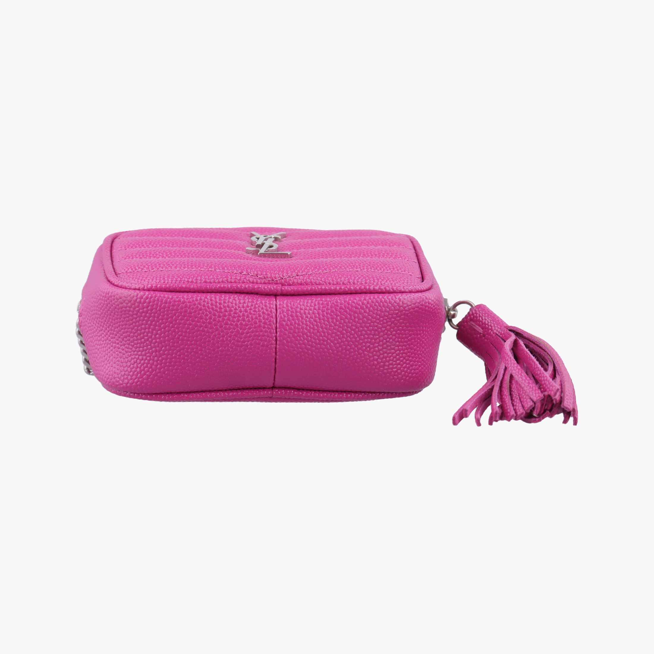 Pre-owned Yves Saint Laurent baby lou Rose Leather 635088 shoulderbag | stylenewstar