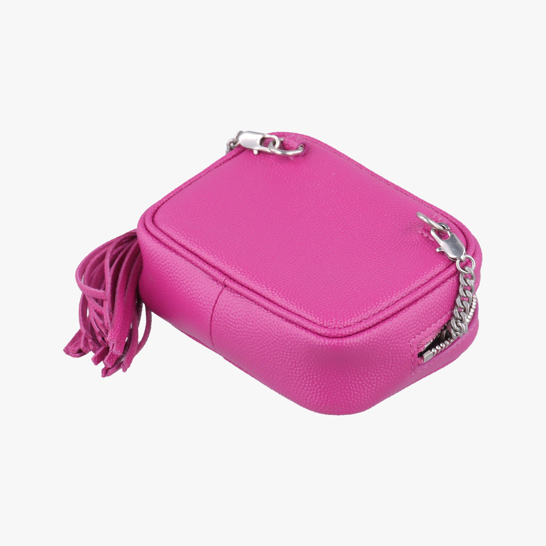 Pre-owned Yves Saint Laurent baby lou Rose Leather 635088 shoulderbag | stylenewstar