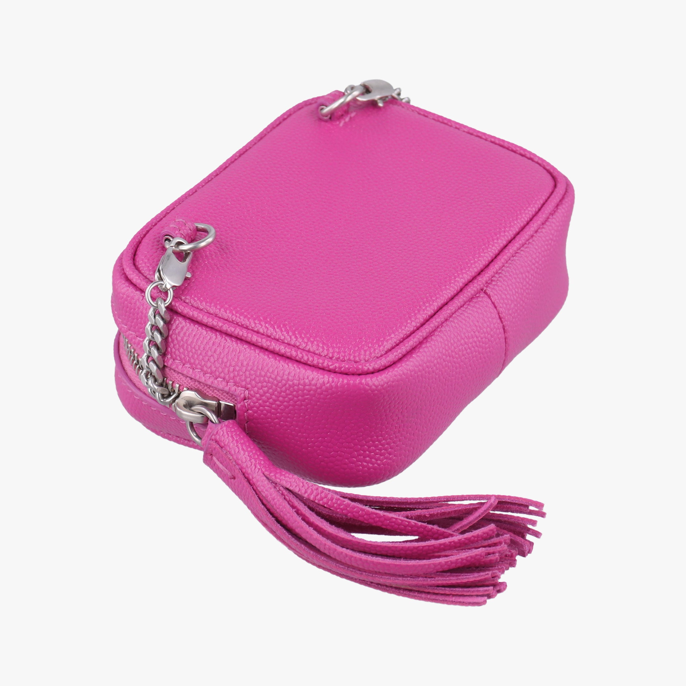 Pre-owned Yves Saint Laurent baby lou Rose Leather 635088 shoulderbag | stylenewstar