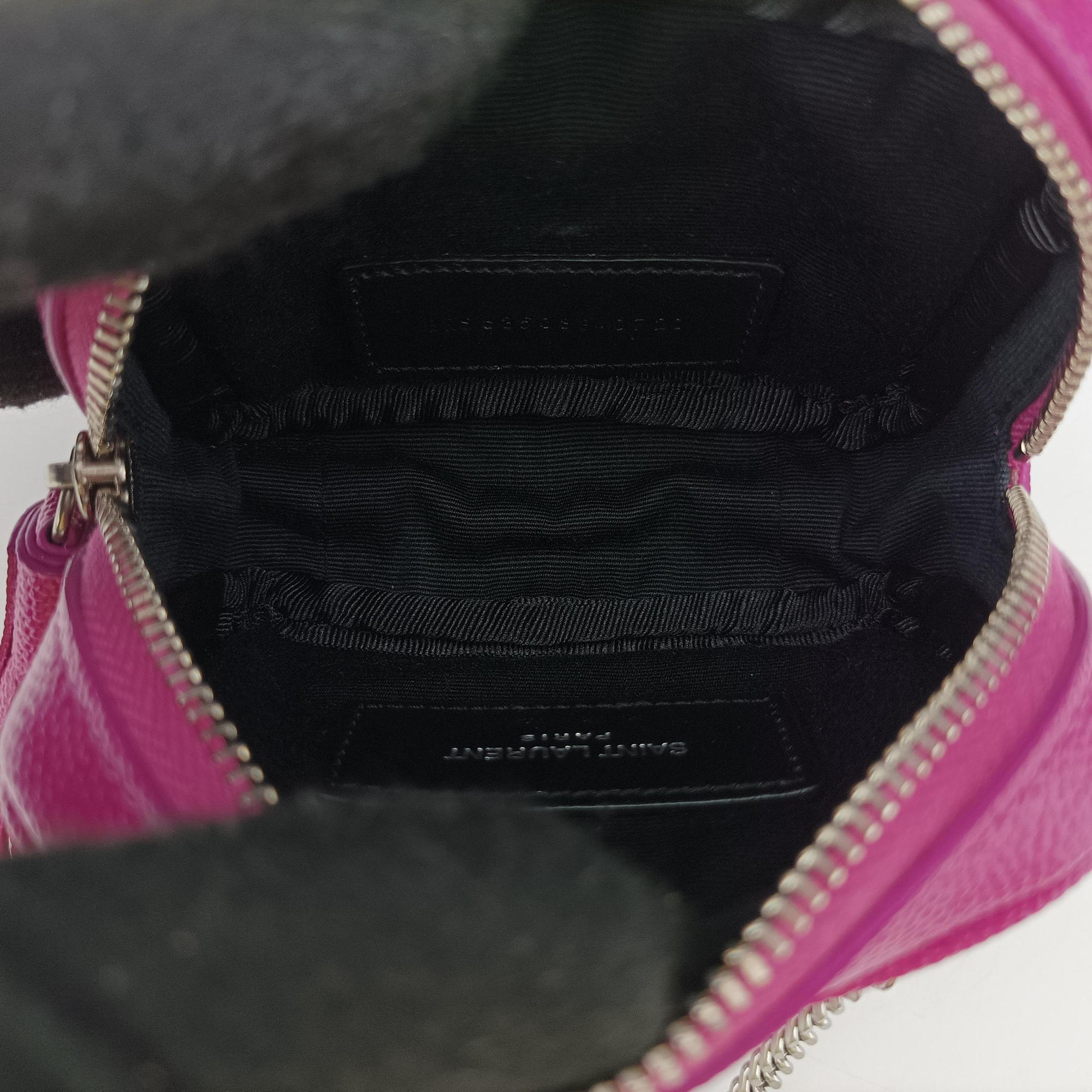 Pre-owned Yves Saint Laurent baby lou Rose Leather 635088 shoulderbag | stylenewstar
