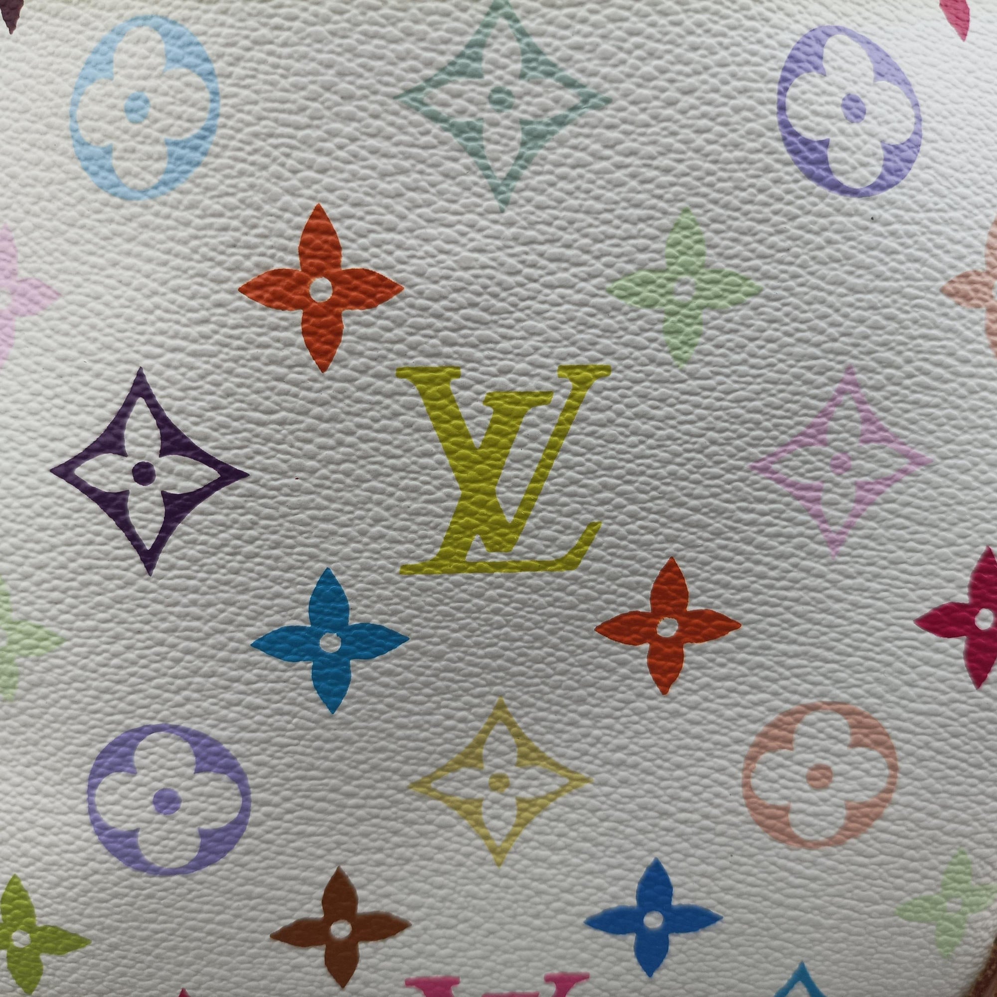Secondhand Louis Vuitton GRETA white Monogram Multicolor M40195 shoulderbag | stylenewstar