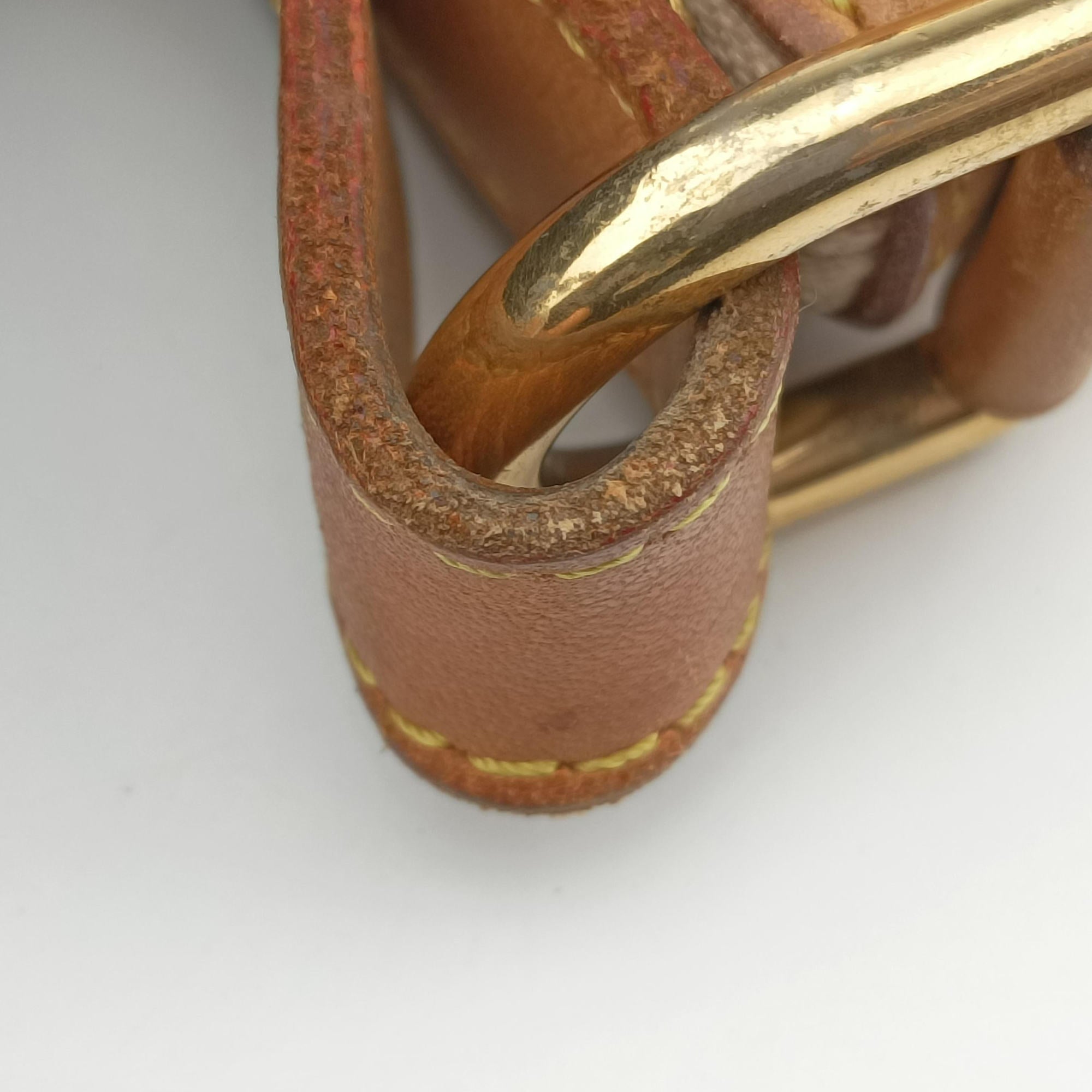 Secondhand Louis Vuitton GRETA white Monogram Multicolor M40195 shoulderbag | stylenewstar