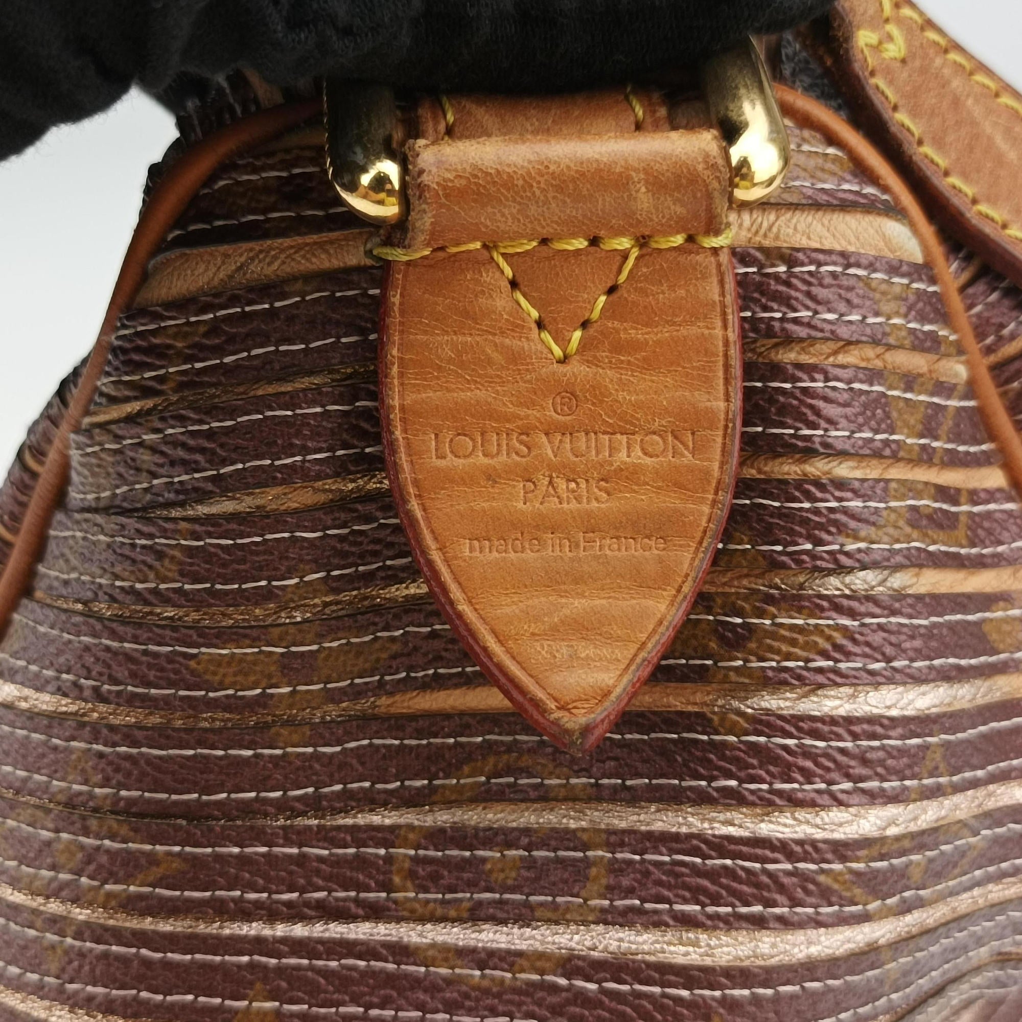 Secondhand Louis Vuitton Eden Speedy Bandouliere 30 Peche Monogram Eden Canvas M40357 shoulderbag | stylenewstar