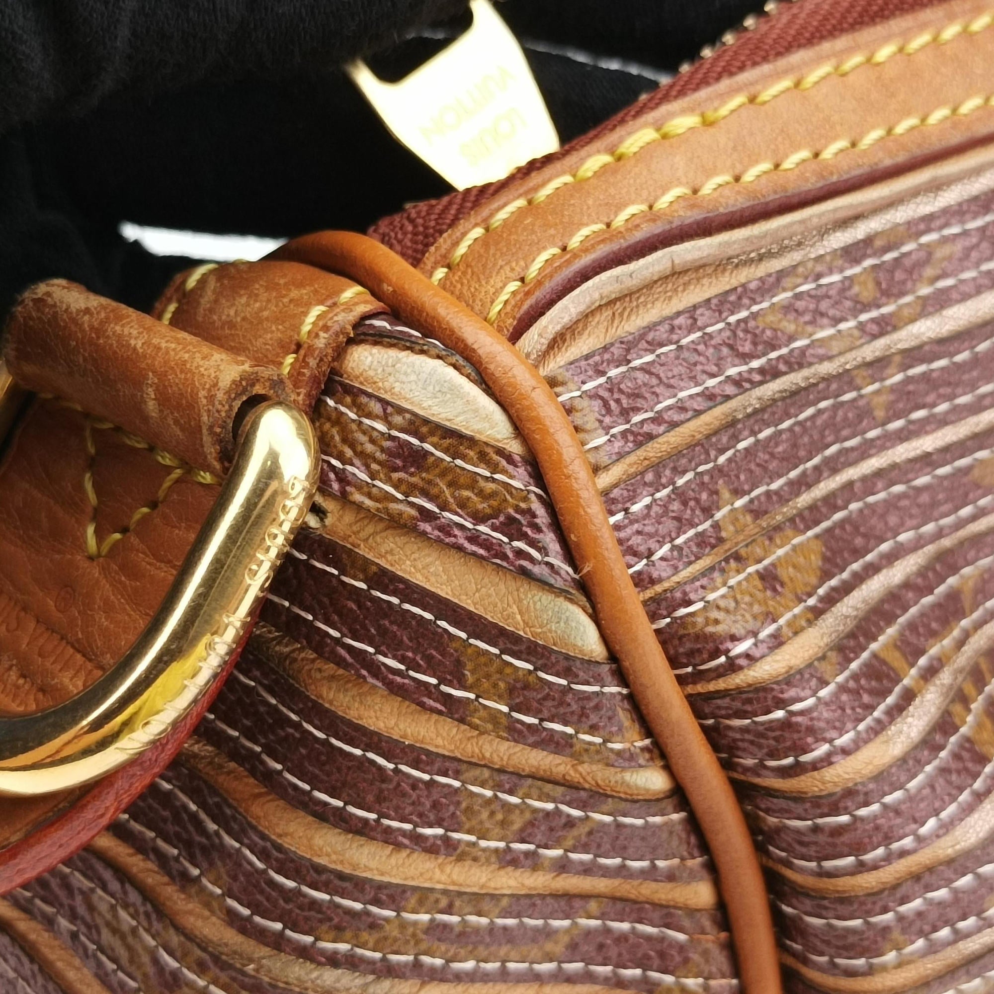 Secondhand Louis Vuitton Eden Speedy Bandouliere 30 Peche Monogram Eden Canvas M40357 shoulderbag | stylenewstar