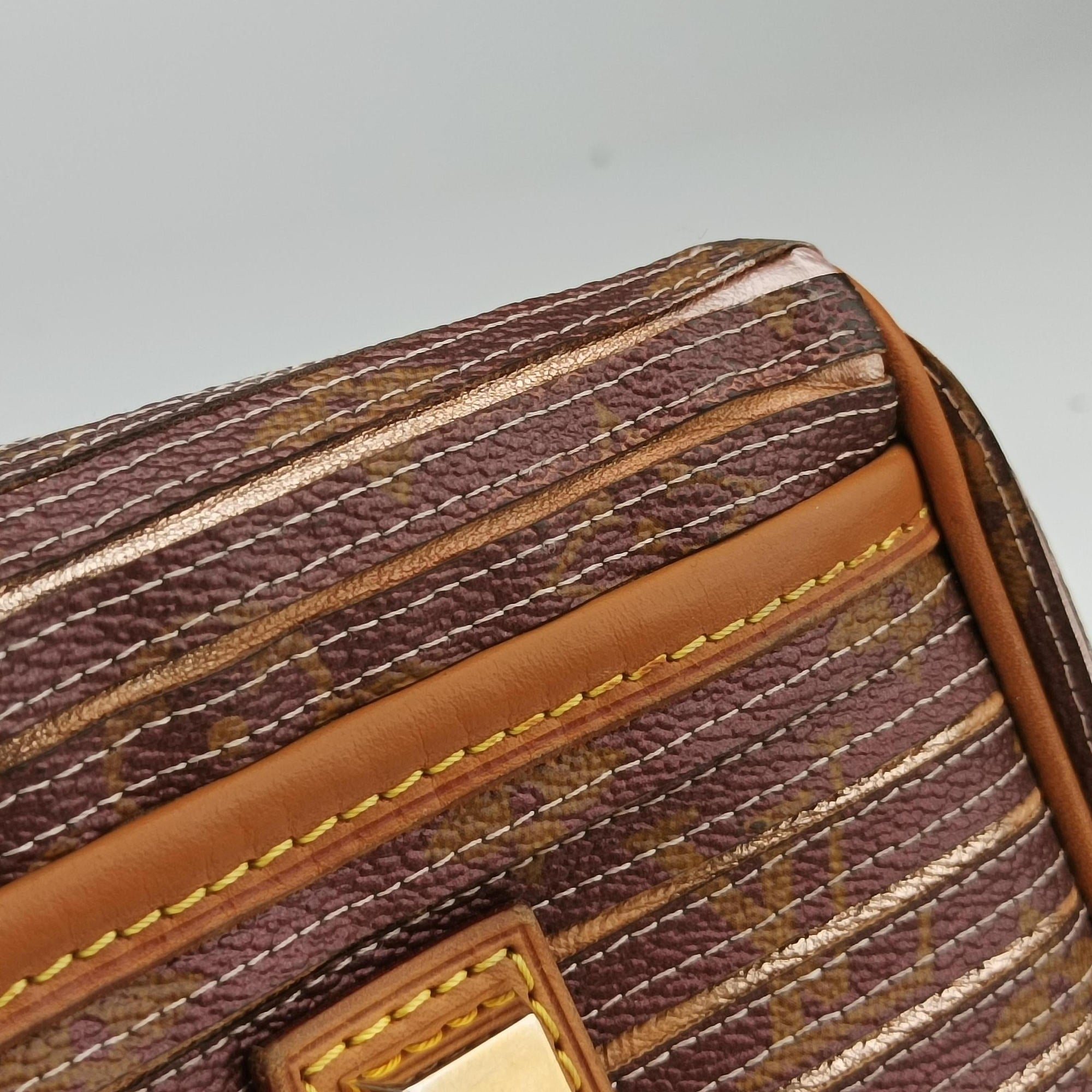 Secondhand Louis Vuitton Eden Speedy Bandouliere 30 Peche Monogram Eden Canvas M40357 shoulderbag | stylenewstar