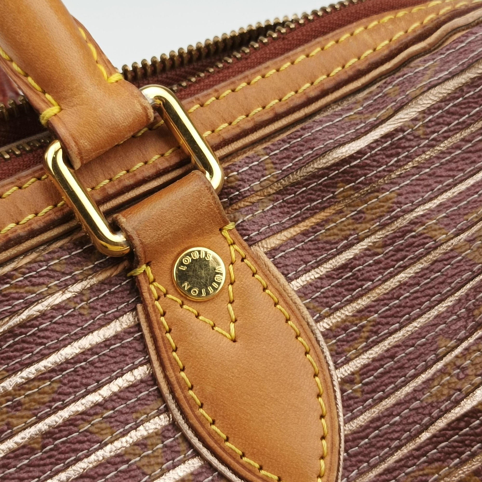 Secondhand Louis Vuitton Eden Speedy Bandouliere 30 Peche Monogram Eden Canvas M40357 shoulderbag | stylenewstar