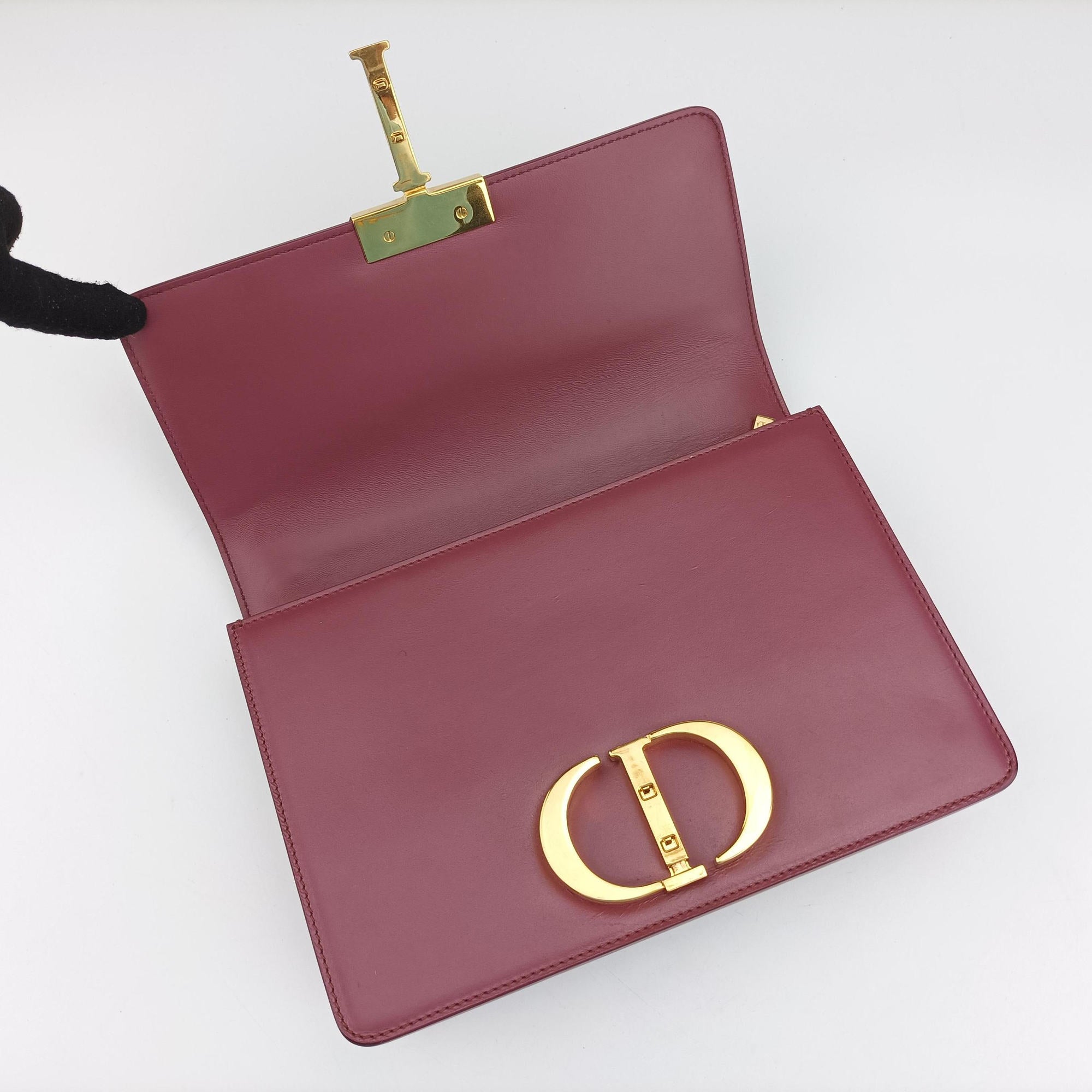 Vintage Christian Dior 30 Montaigne Pink Leather  shoulderbag | stylenewstar