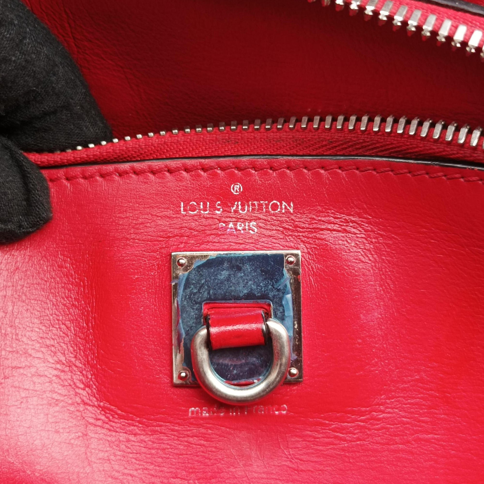 Vintage Louis Vuitton City Steamer PM Rouge leather M51030 shoulderbag | stylenewstar