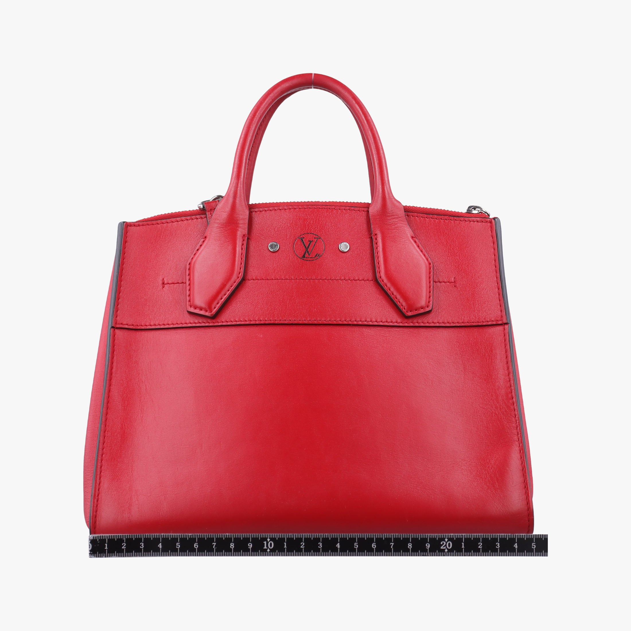 Vintage Louis Vuitton City Steamer PM Rouge leather M51030 shoulderbag | stylenewstar