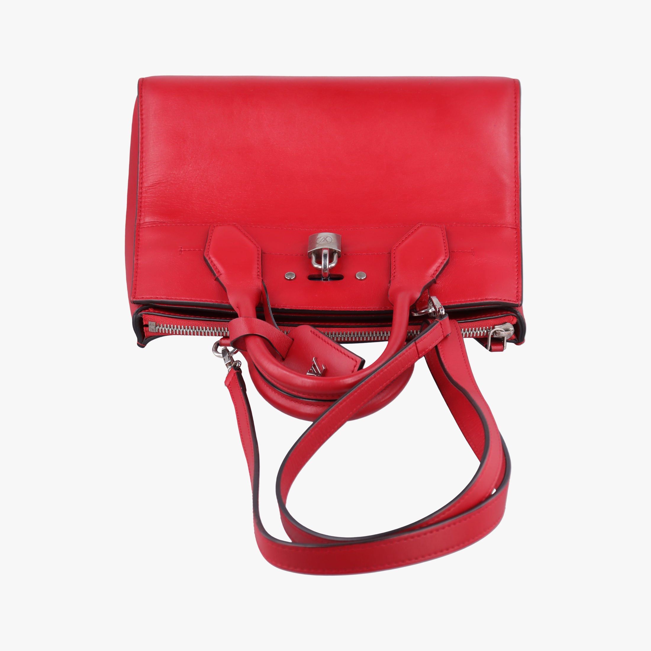 Vintage Louis Vuitton City Steamer PM Rouge leather M51030 shoulderbag | stylenewstar