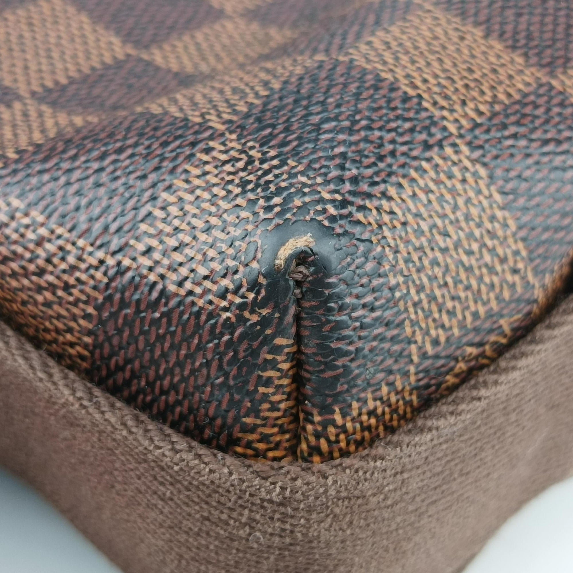 Pre-owned Louis Vuitton BROOKLYN PM EBENE Damier Canvas N51210 shoulderbag | stylenewstar