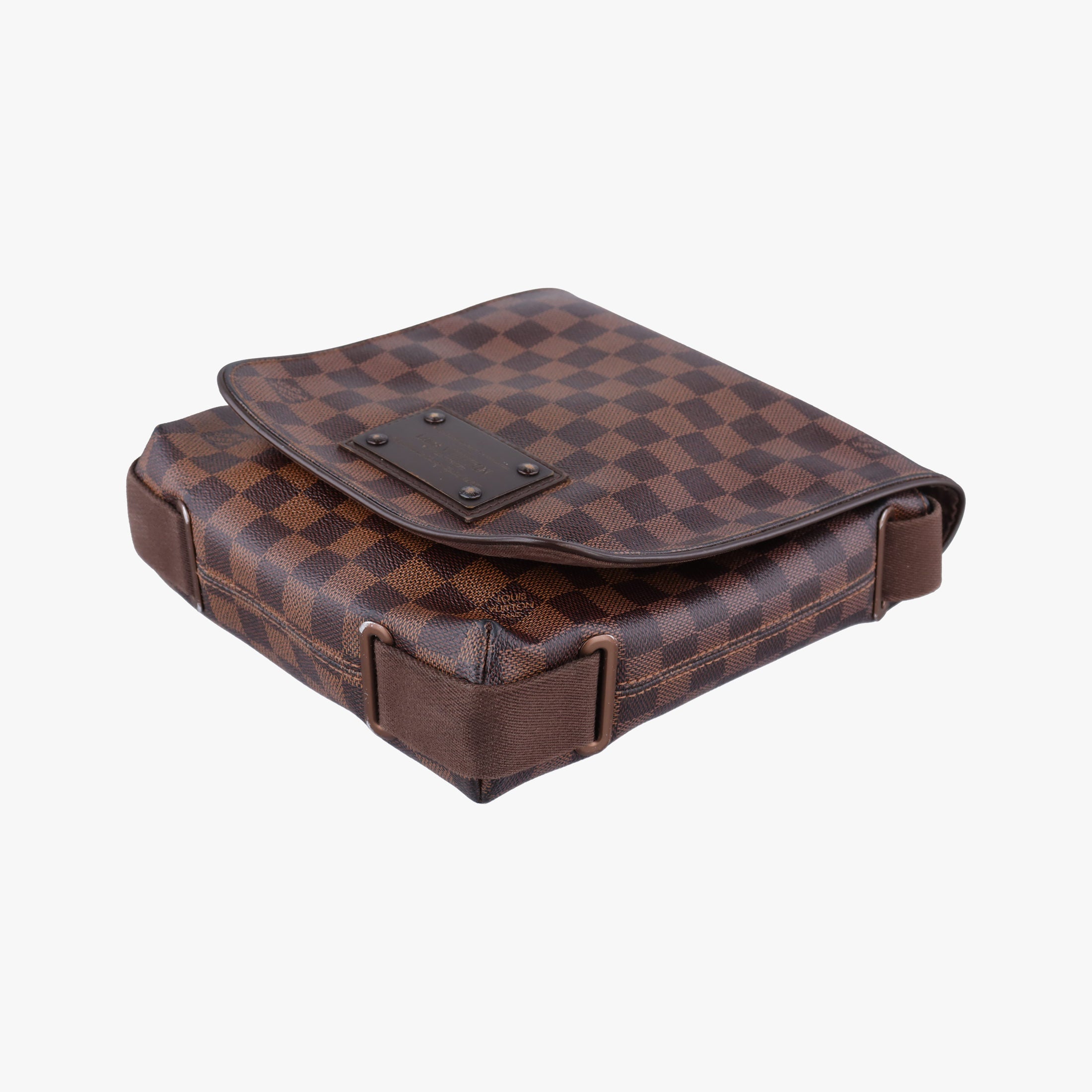 Pre-owned Louis Vuitton BROOKLYN PM EBENE Damier Canvas N51210 shoulderbag | stylenewstar