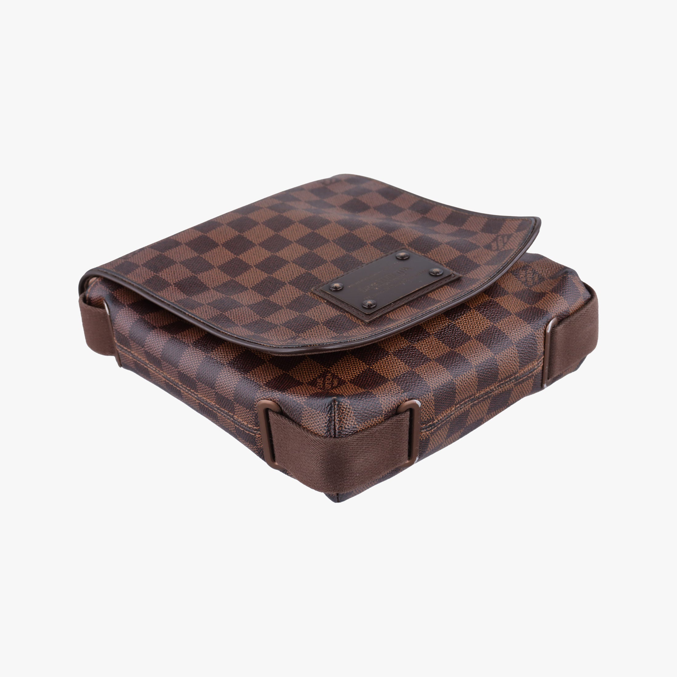 Pre-owned Louis Vuitton BROOKLYN PM EBENE Damier Canvas N51210 shoulderbag | stylenewstar