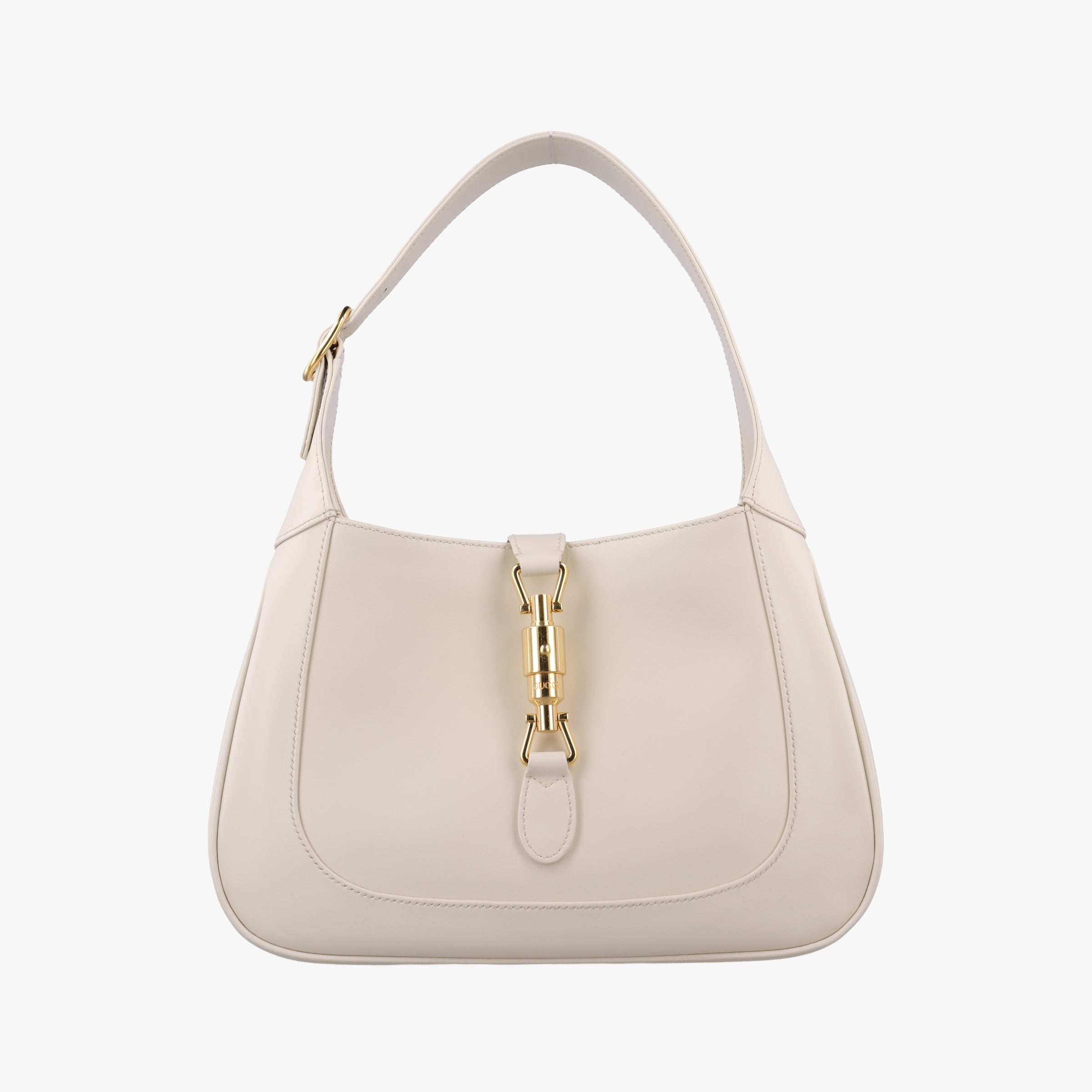 Pre-owned Gucci JACKIE 1961 White Leather 636709 shoulderbag | stylenewstar