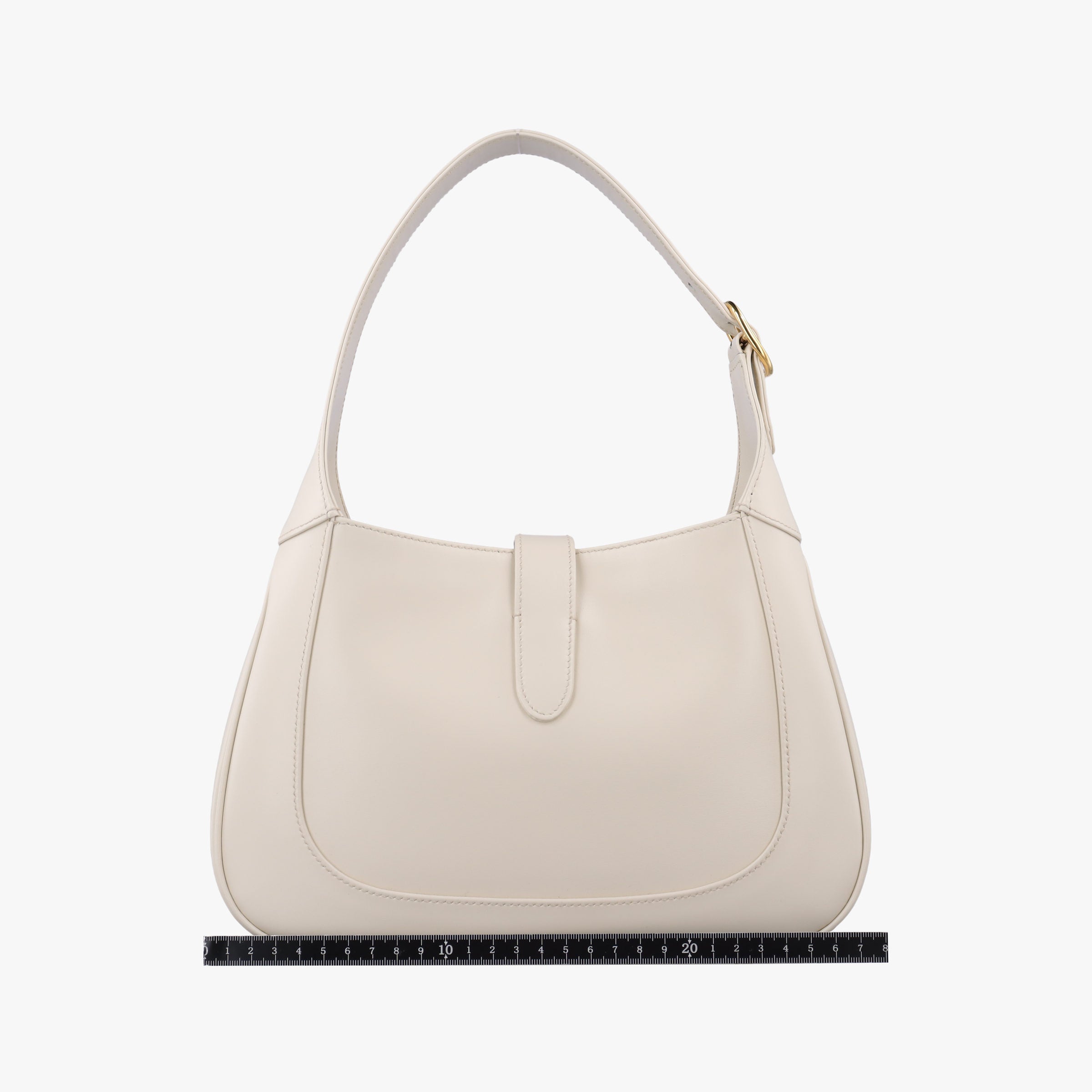 Pre-owned Gucci JACKIE 1961 White Leather 636709 shoulderbag | stylenewstar
