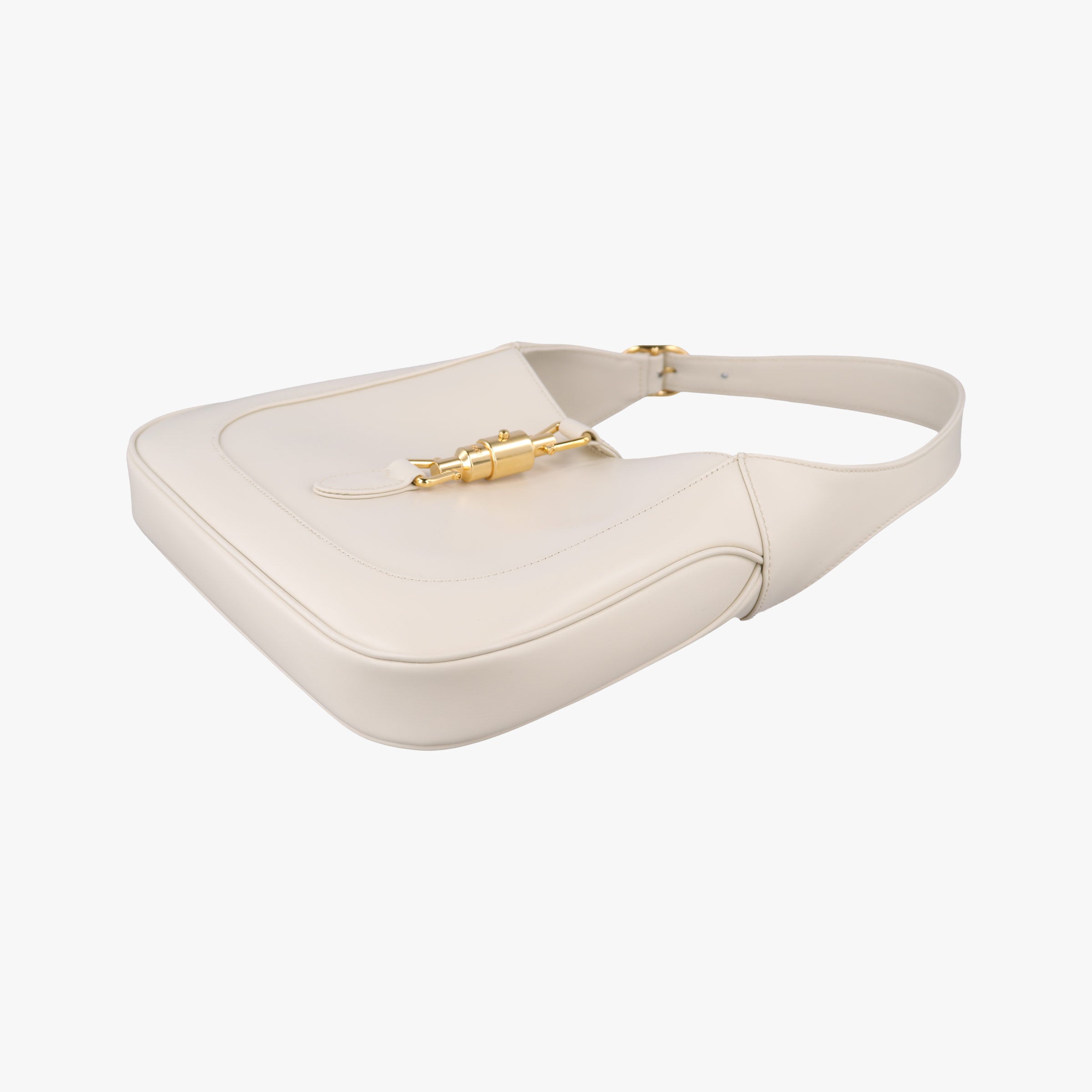 Pre-owned Gucci JACKIE 1961 White Leather 636709 shoulderbag | stylenewstar