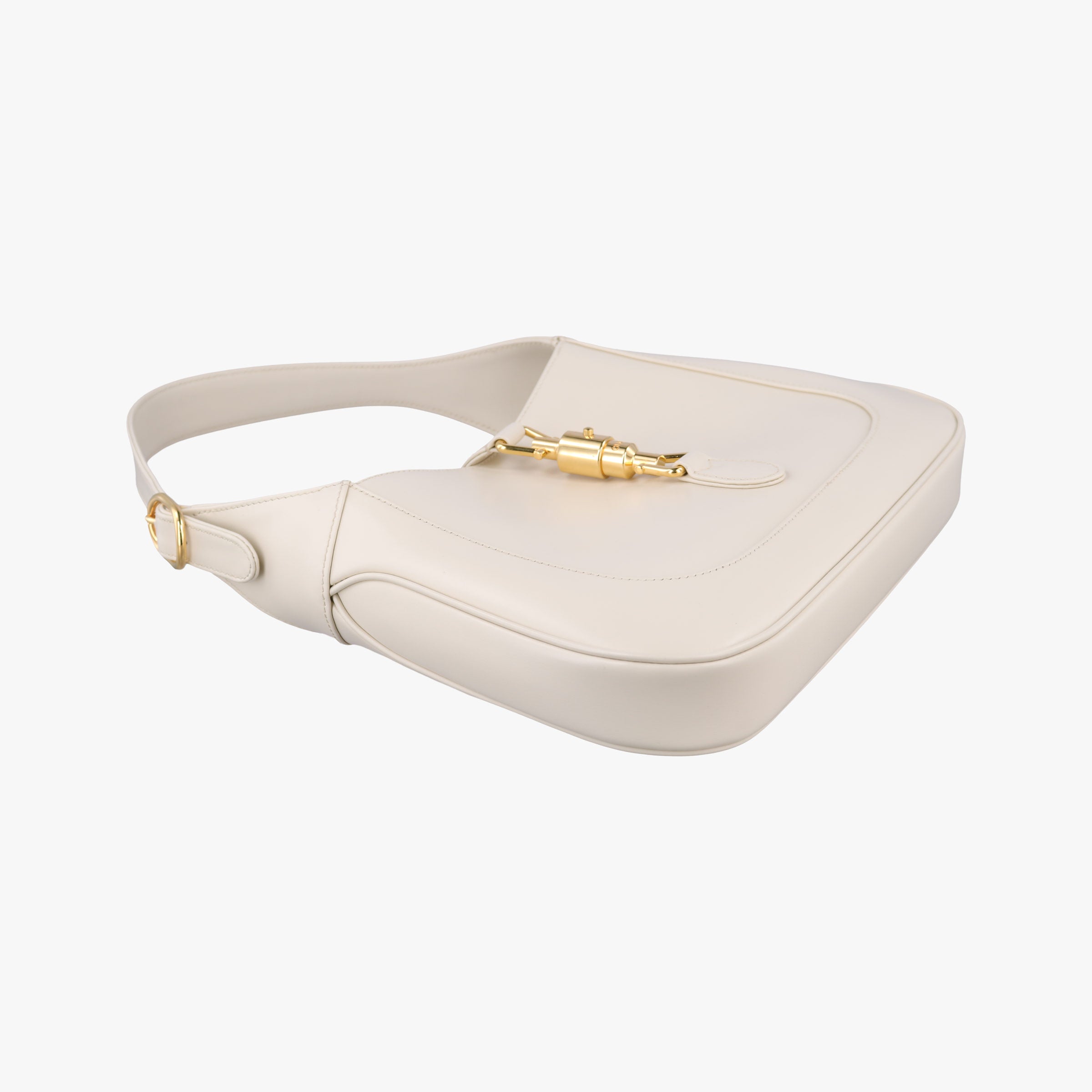Pre-owned Gucci JACKIE 1961 White Leather 636709 shoulderbag | stylenewstar