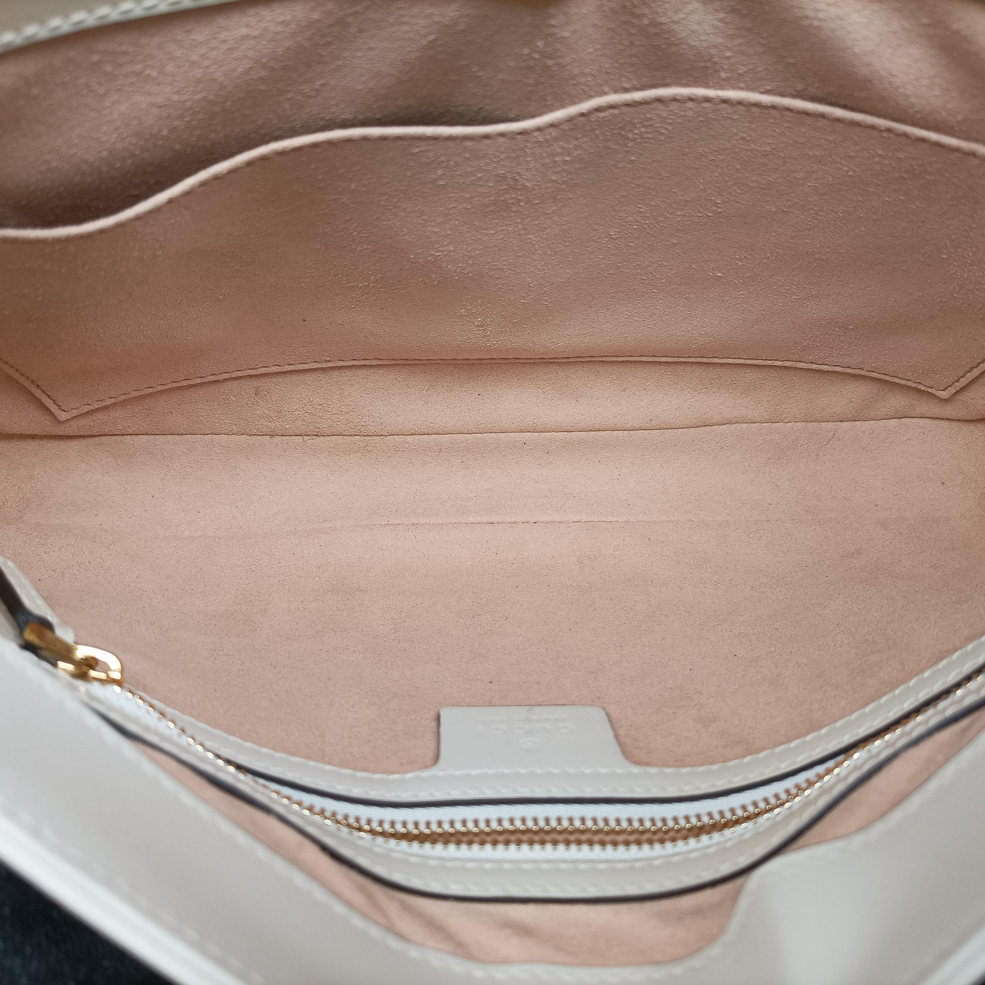 Pre-owned Gucci JACKIE 1961 White Leather 636709 shoulderbag | stylenewstar