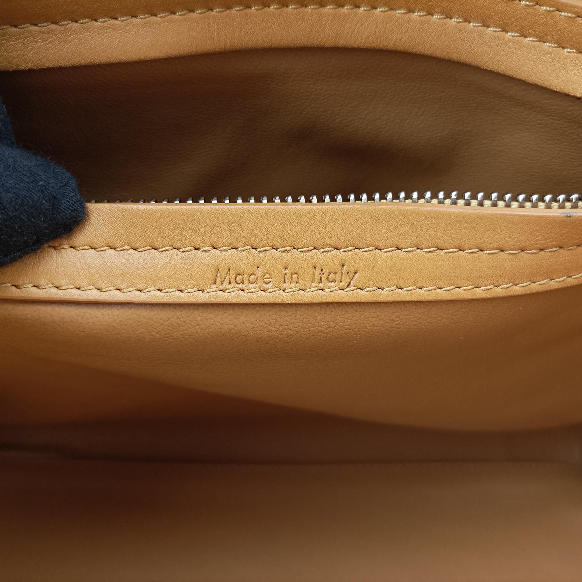 Pre-owned Celine Luggage Small Square Phantom Yellow suede  handbag | stylenewstar