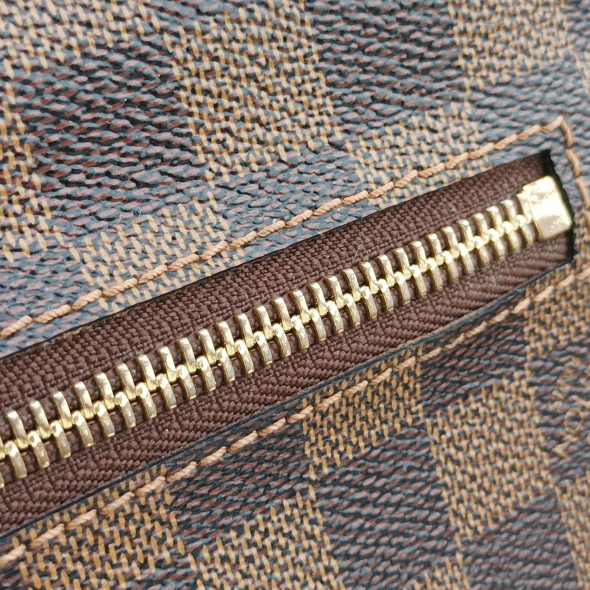 Pre-owned Louis Vuitton SPENCER EBENE Damier　Canvas N58021 shoulderbag | stylenewstar