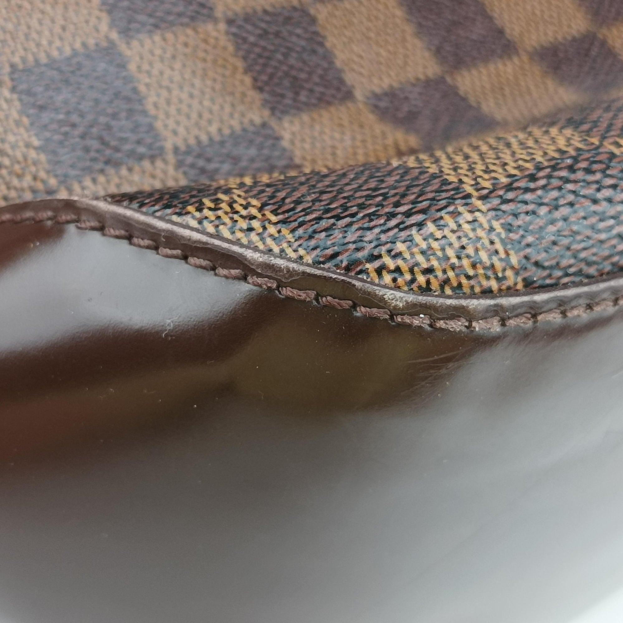 Pre-owned Louis Vuitton SPENCER EBENE Damier　Canvas N58021 shoulderbag | stylenewstar